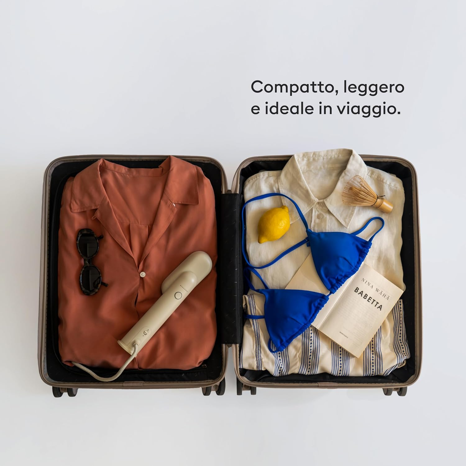 Steamery - Cirrus Lite Charcoal - Stiratore Verticale Portatile Tech & Minimal