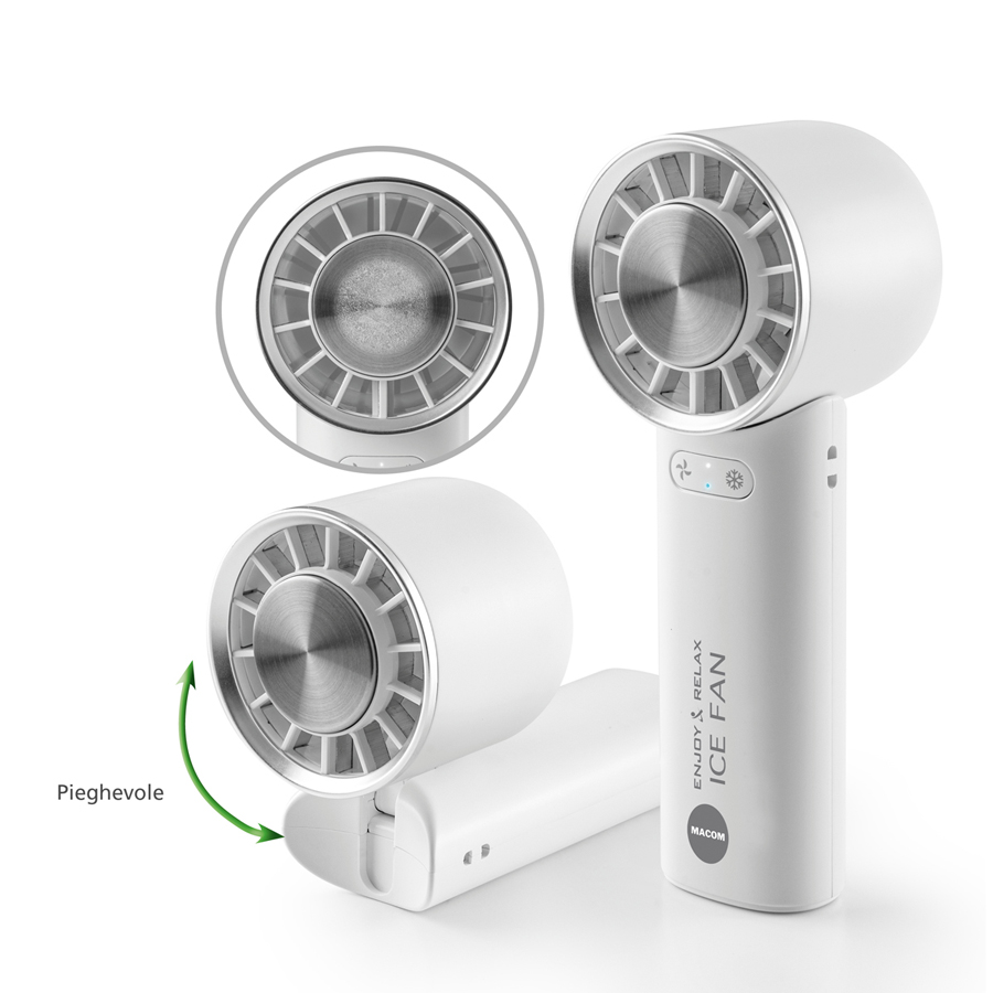 MACOM ICE FAN – Mini Ventilatore Portatile con Funzione Refrigerante