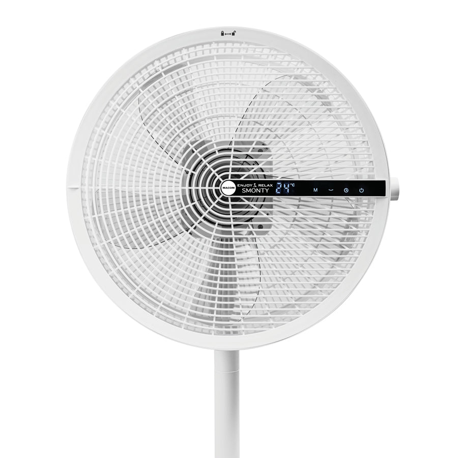 MACOM SMONTY Art. 983 – Ventilatore Smontabile Salvaspazio con Motore DC Silenzioso