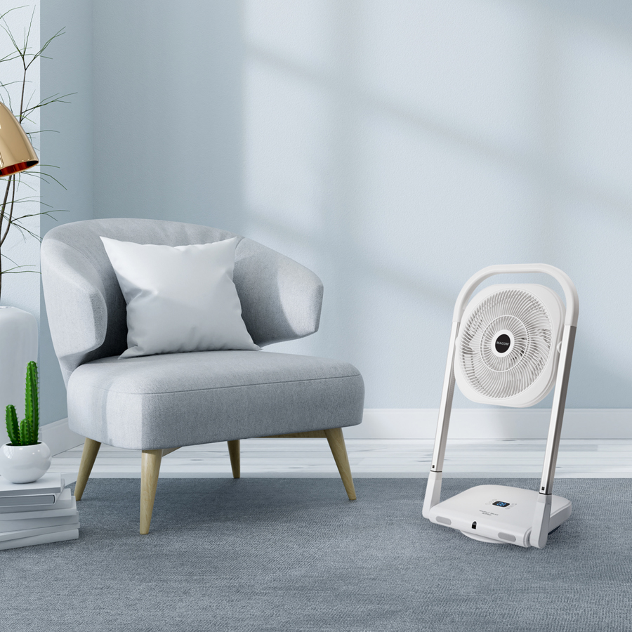 MACOM SLIMMY – Ventilatore Pieghevole Salvaspazio con 9 Velocità