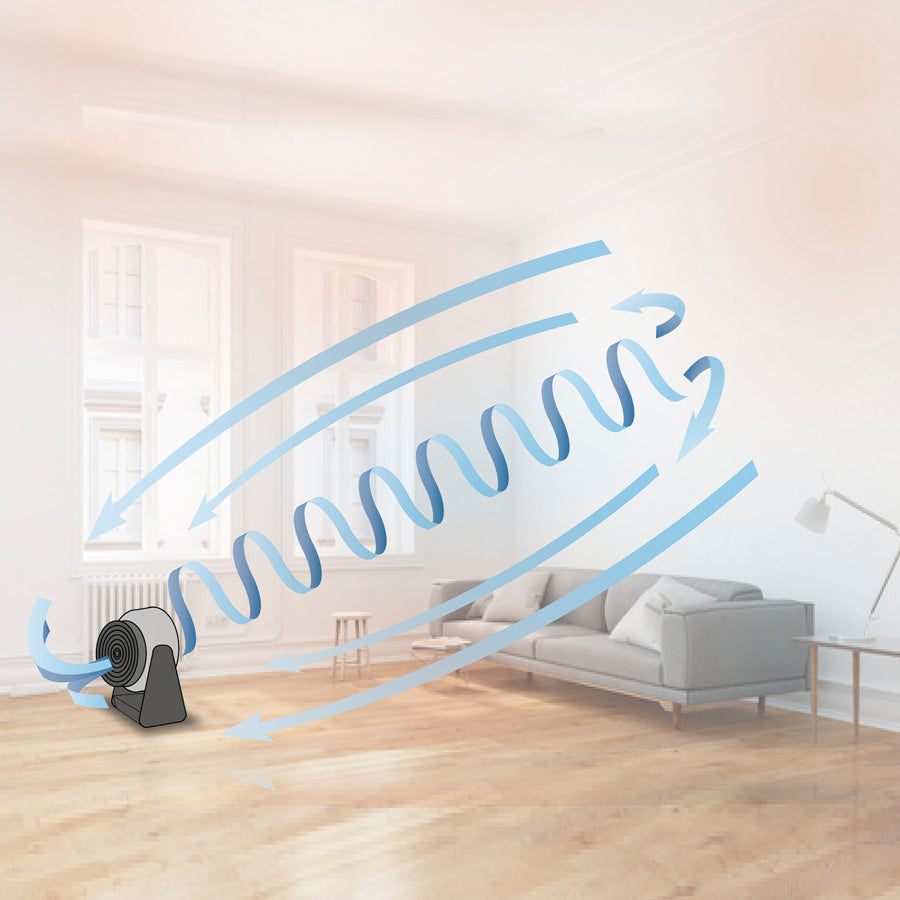 MACOM Tornado – Ventilatore Circolatore d’Aria ad Alta Potenza con Oscillazione Automatica