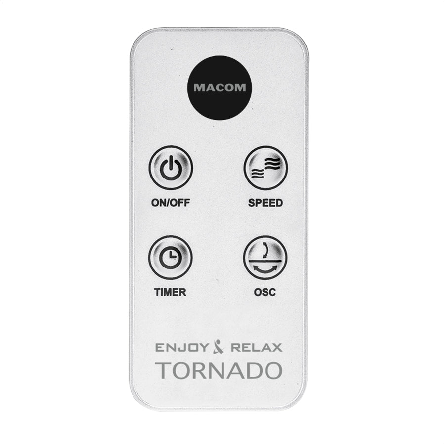 MACOM Tornado – Ventilatore Circolatore d’Aria ad Alta Potenza con Oscillazione Automatica