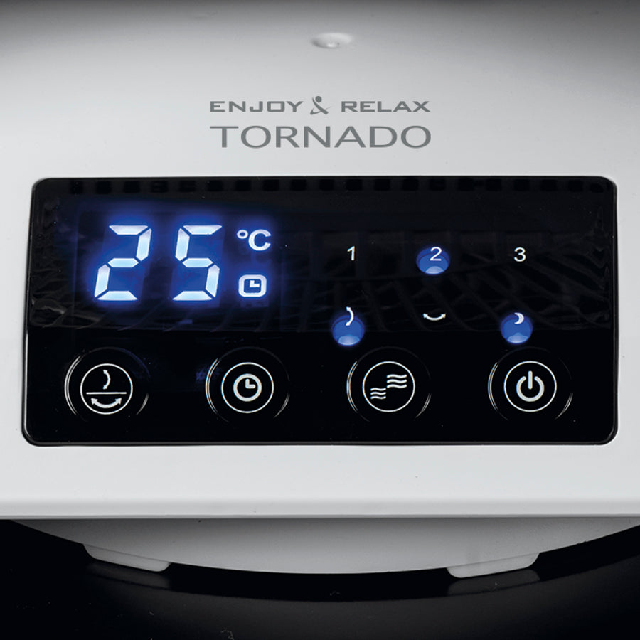 MACOM Tornado – Ventilatore Circolatore d’Aria ad Alta Potenza con Oscillazione Automatica