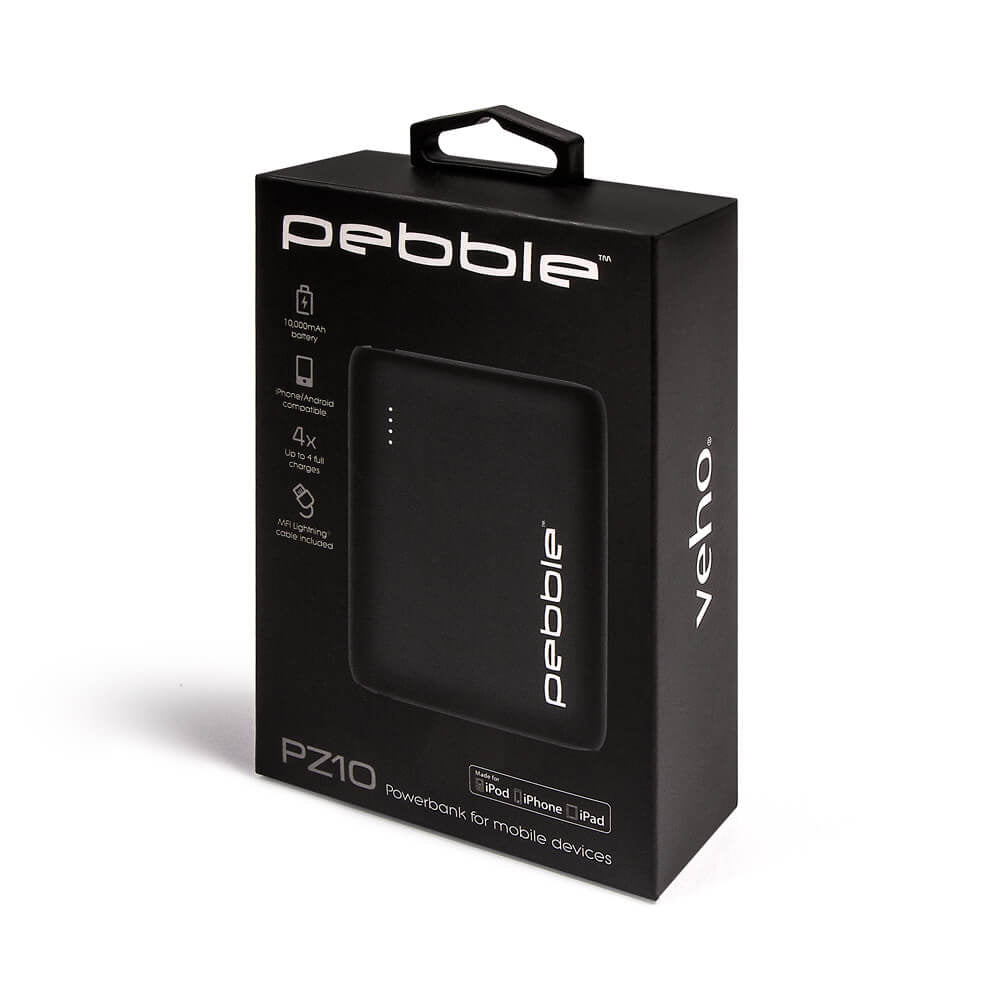 Veho Pebble PZ-10 Portable Power Bank 10 000 mAh