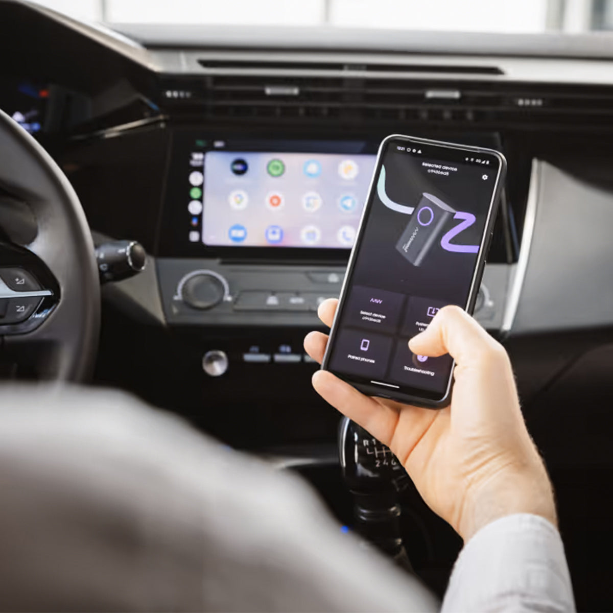 AAWireless TWO - Adattatore Wireless Android Auto, Plug And Play, Pulsante Multifunzione - Foto 5