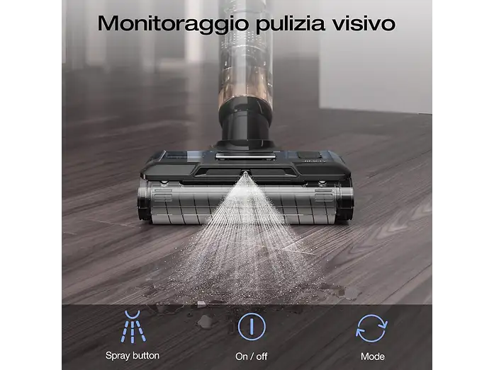 JIMMY HW9 – Aspirapolvere Lavapavimenti Cordless con Autopulizia