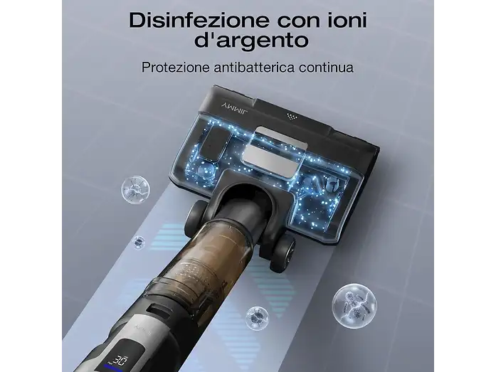 JIMMY HW9 – Aspirapolvere Lavapavimenti Cordless con Autopulizia