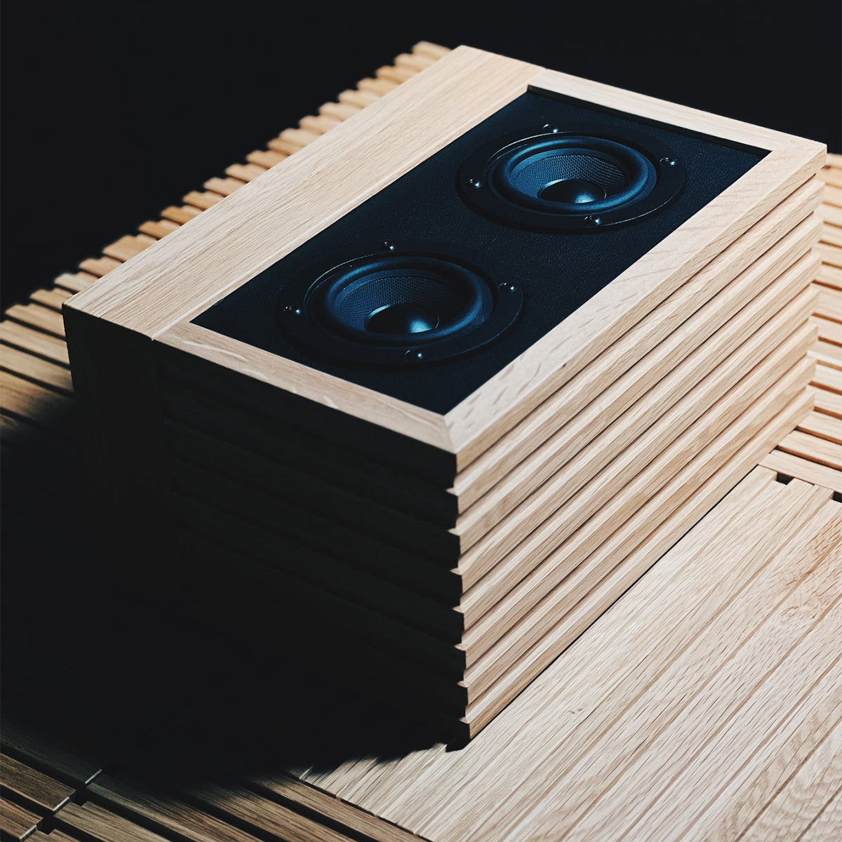 Acoustibox Solid Oak Bluetooth Speaker