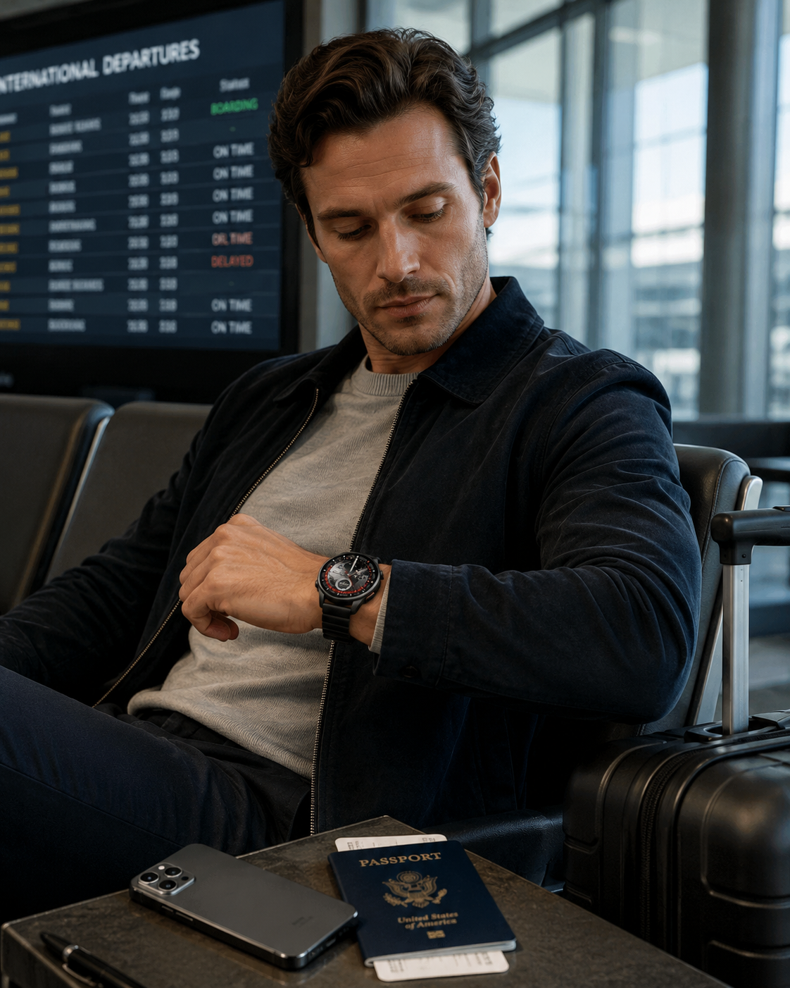 KSIX Horizon – Smartwatch con GPS, Display AMOLED 1,43", Bussola Digitale e Funzioni AI