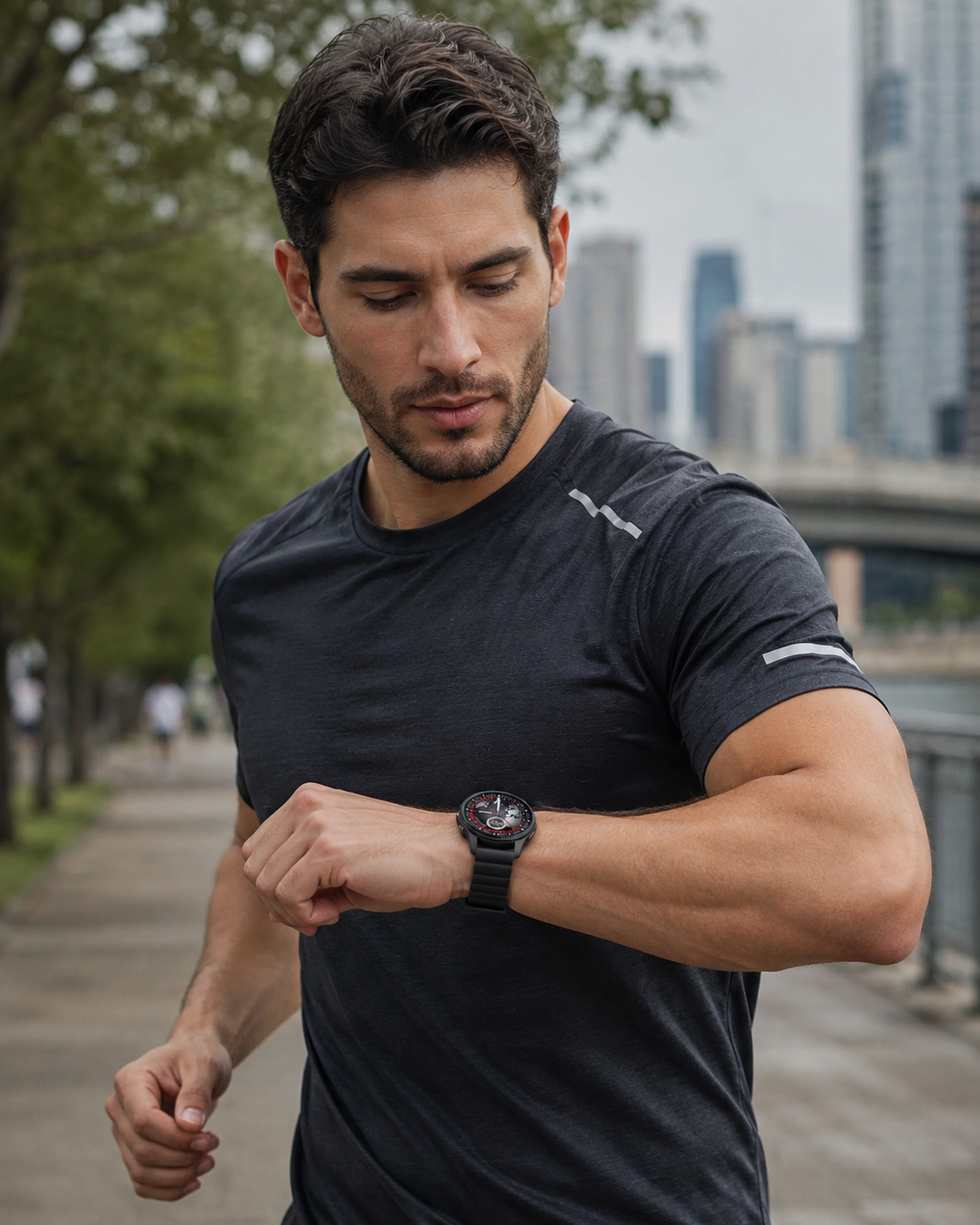 KSIX Horizon – Smartwatch con GPS, Display AMOLED 1,43", Bussola Digitale e Funzioni AI