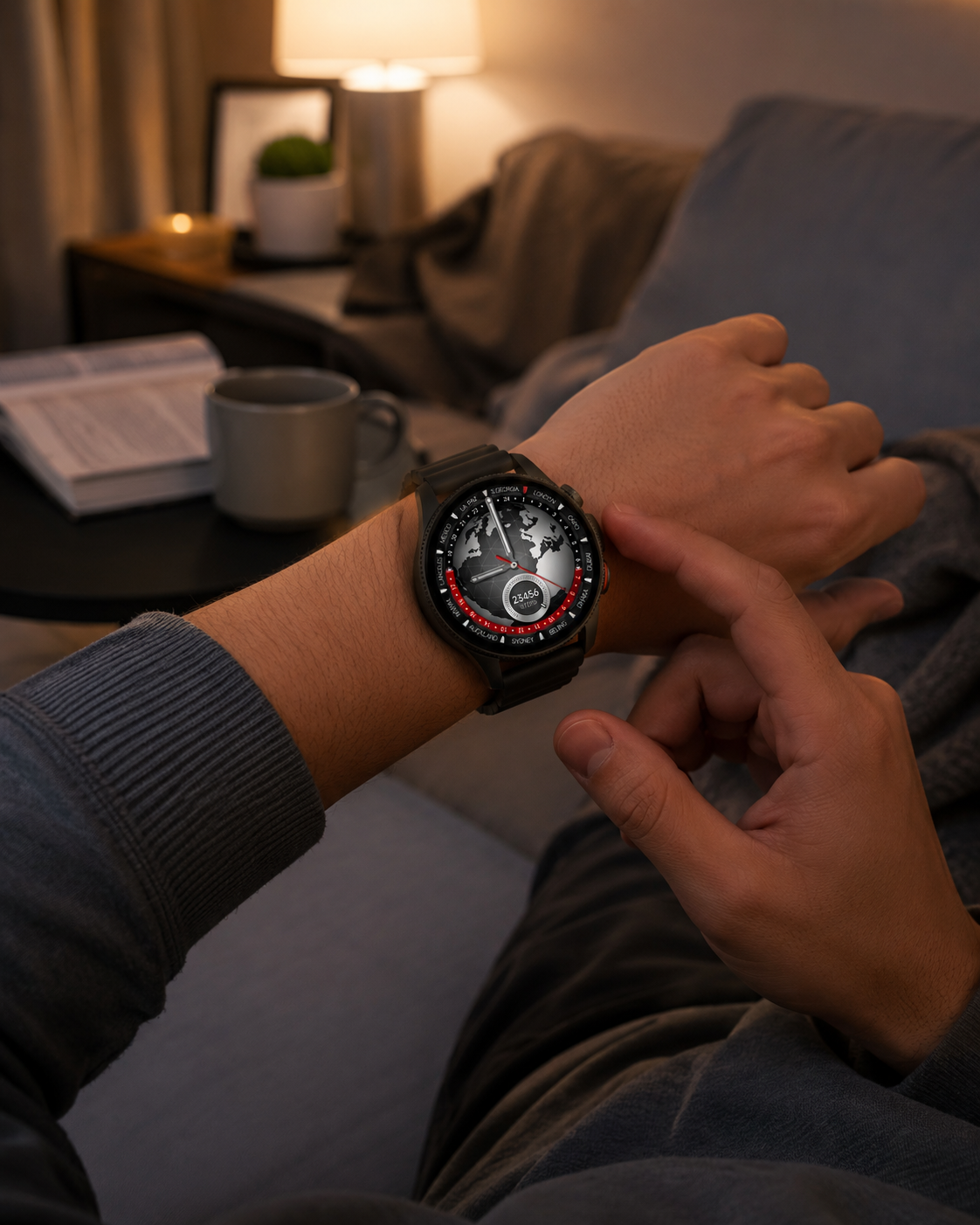 KSIX Horizon – Smartwatch con GPS, Display AMOLED 1,43", Bussola Digitale e Funzioni AI