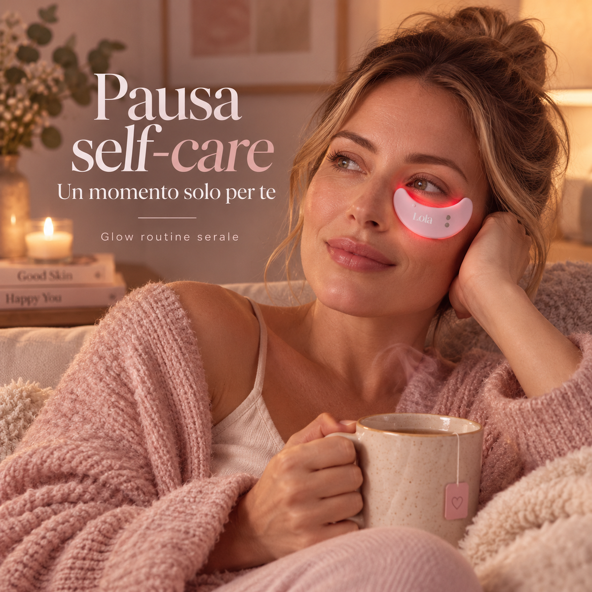 LOLA Glow LED – Patch Viso LED Riutilizzabili