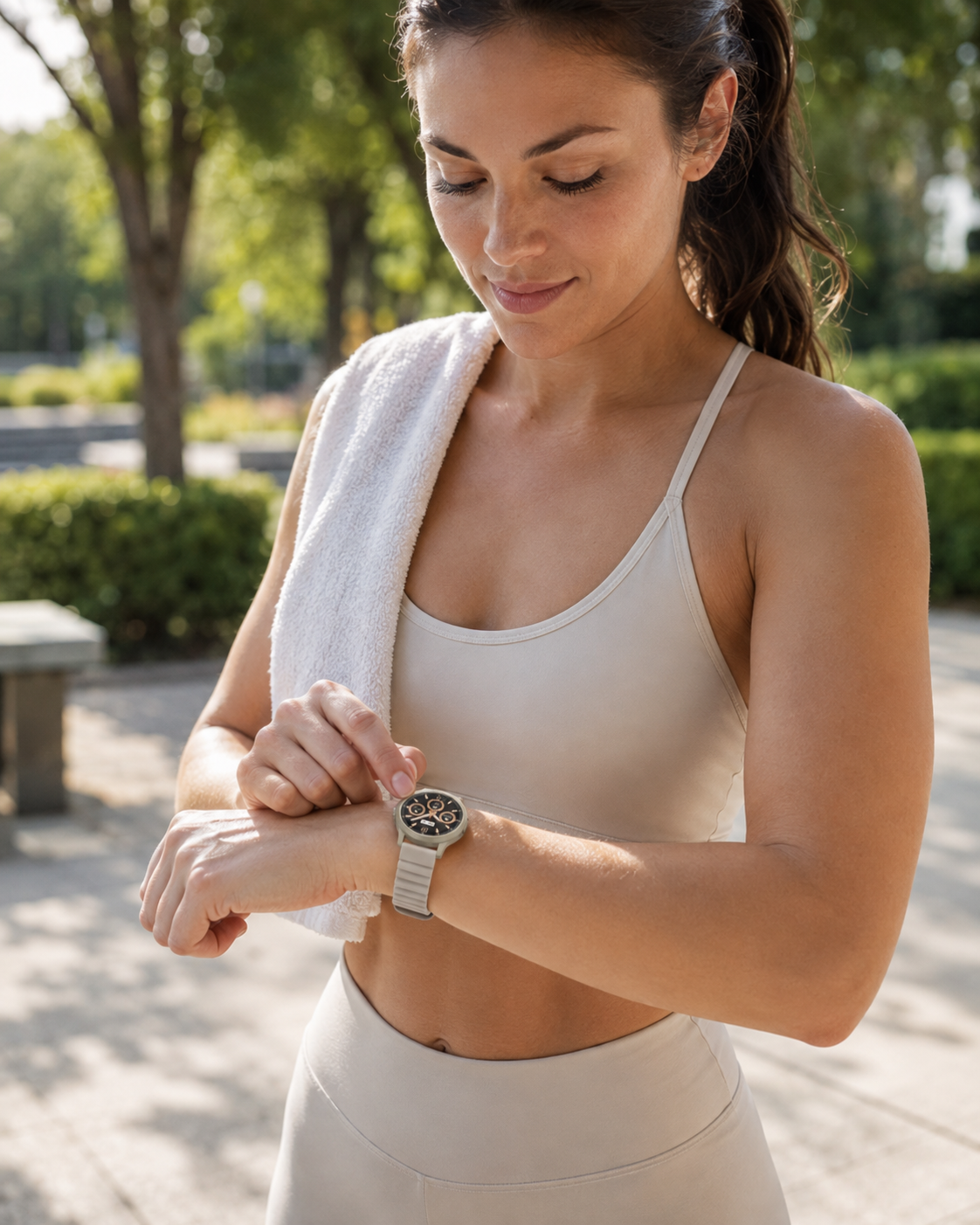 KSIX Core 3 Champagne – Smartwatch AMOLED 1,32" con Chiamate Bluetooth, IP67 e Cinturino Magnetico