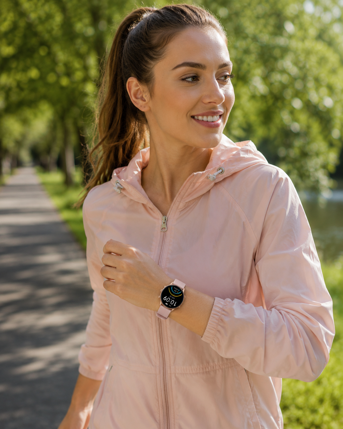 KSIX Core 2 Rosa – Smartwatch AMOLED 1,43" con Chiamate Bluetooth, Assistente Vocale e IP67