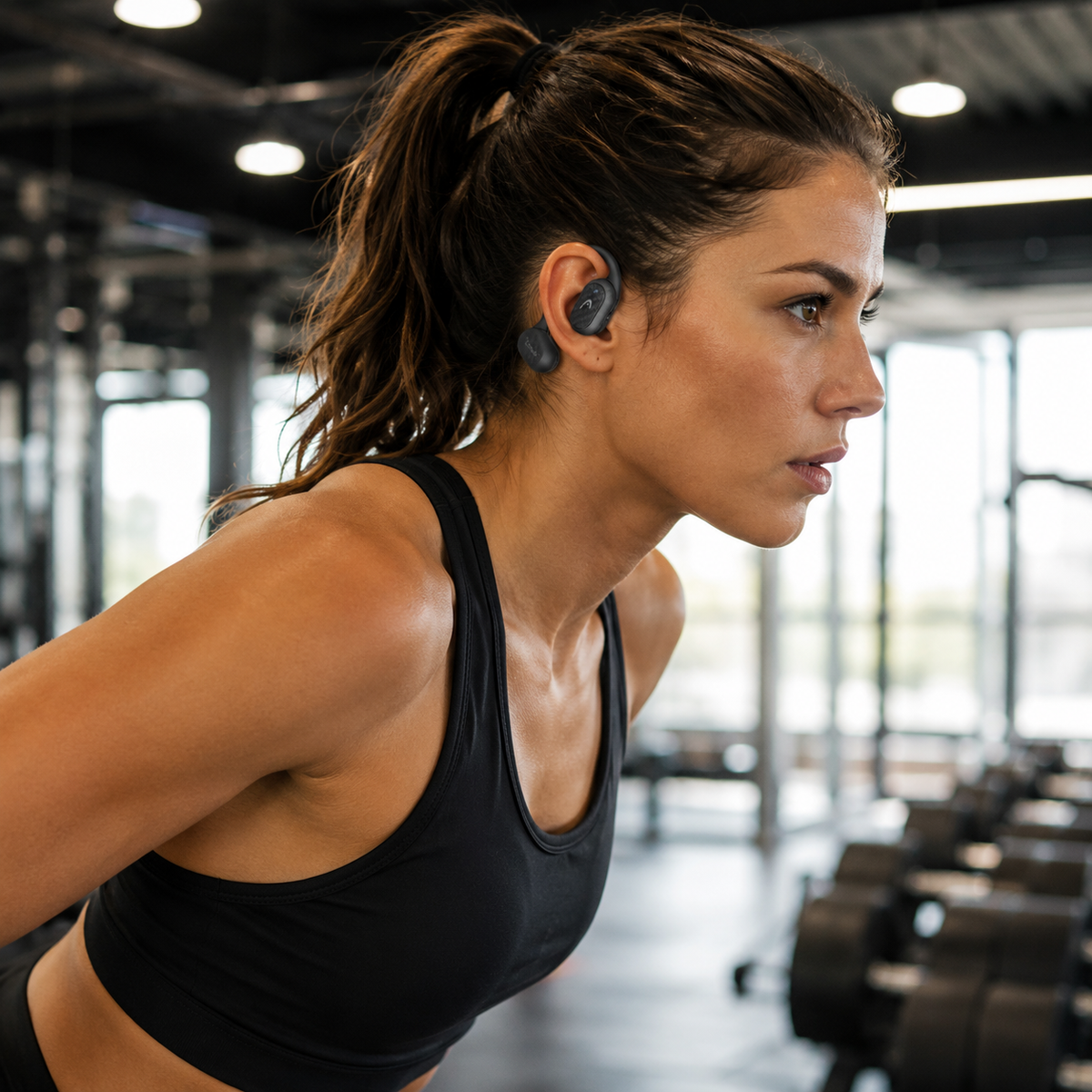 HEAD Open Ear HDTW02 – Auricolari Wireless Open-Ear IPX4 con 30 Ore di Autonomia e Controllo Touch
