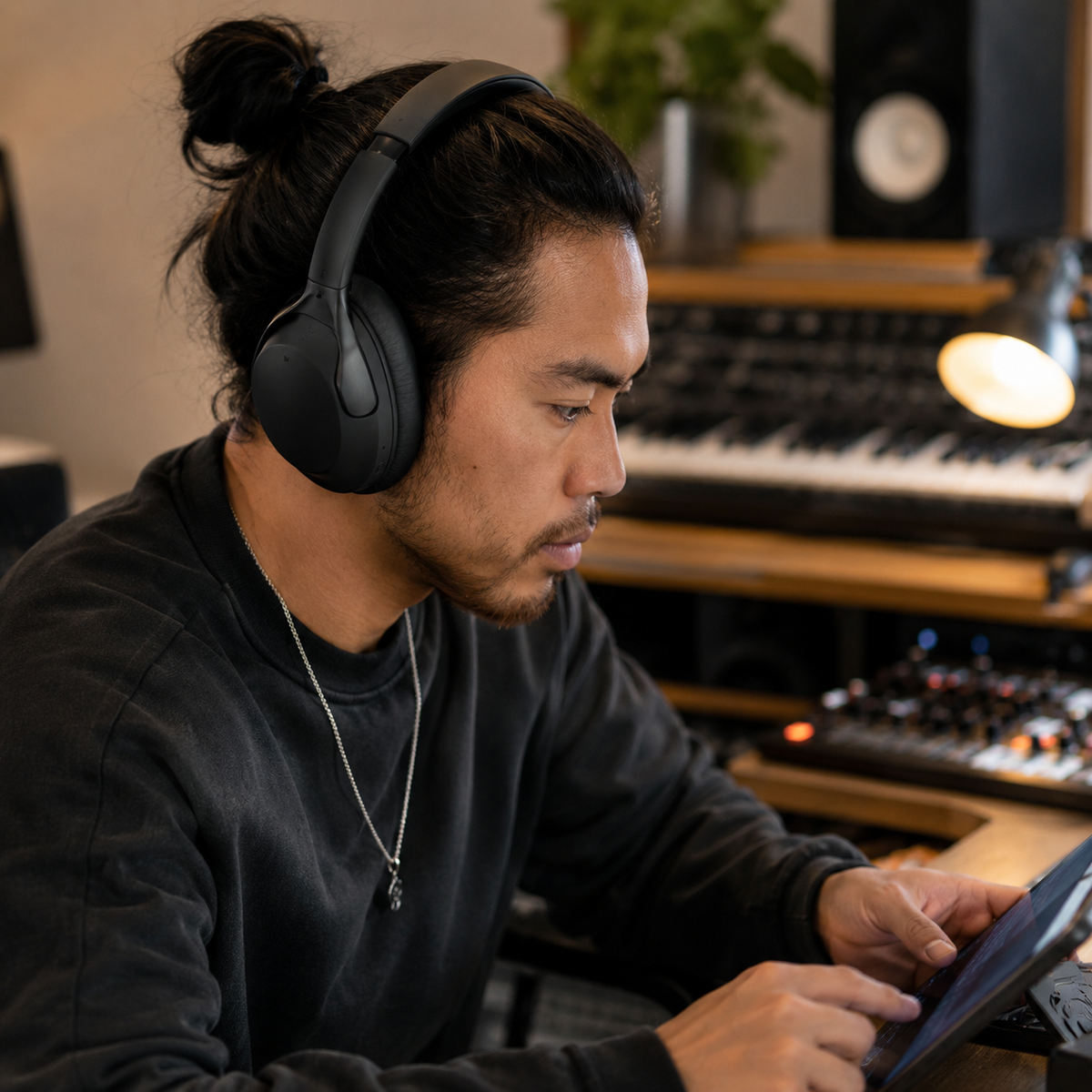 HEAD HDTW04 – Cuffie Wireless Over-Ear ANC + ENC con 30 Ore di Autonomia