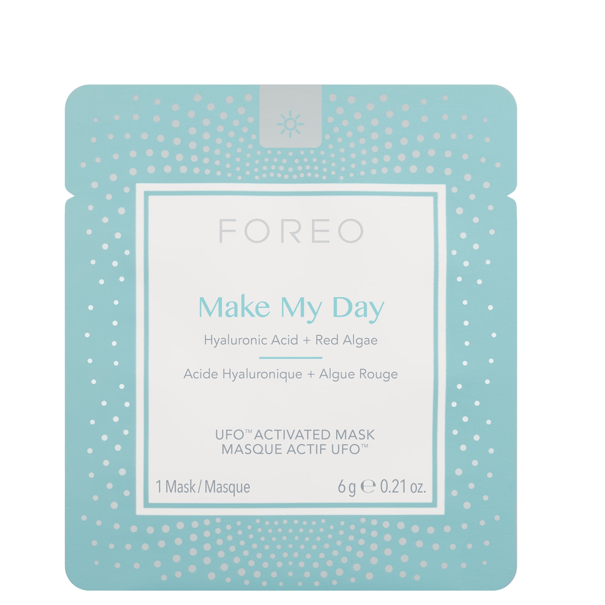 FOREO Make My Day – Maschera Viso Idratante Attivata per UFO™ (Confezione da 7)