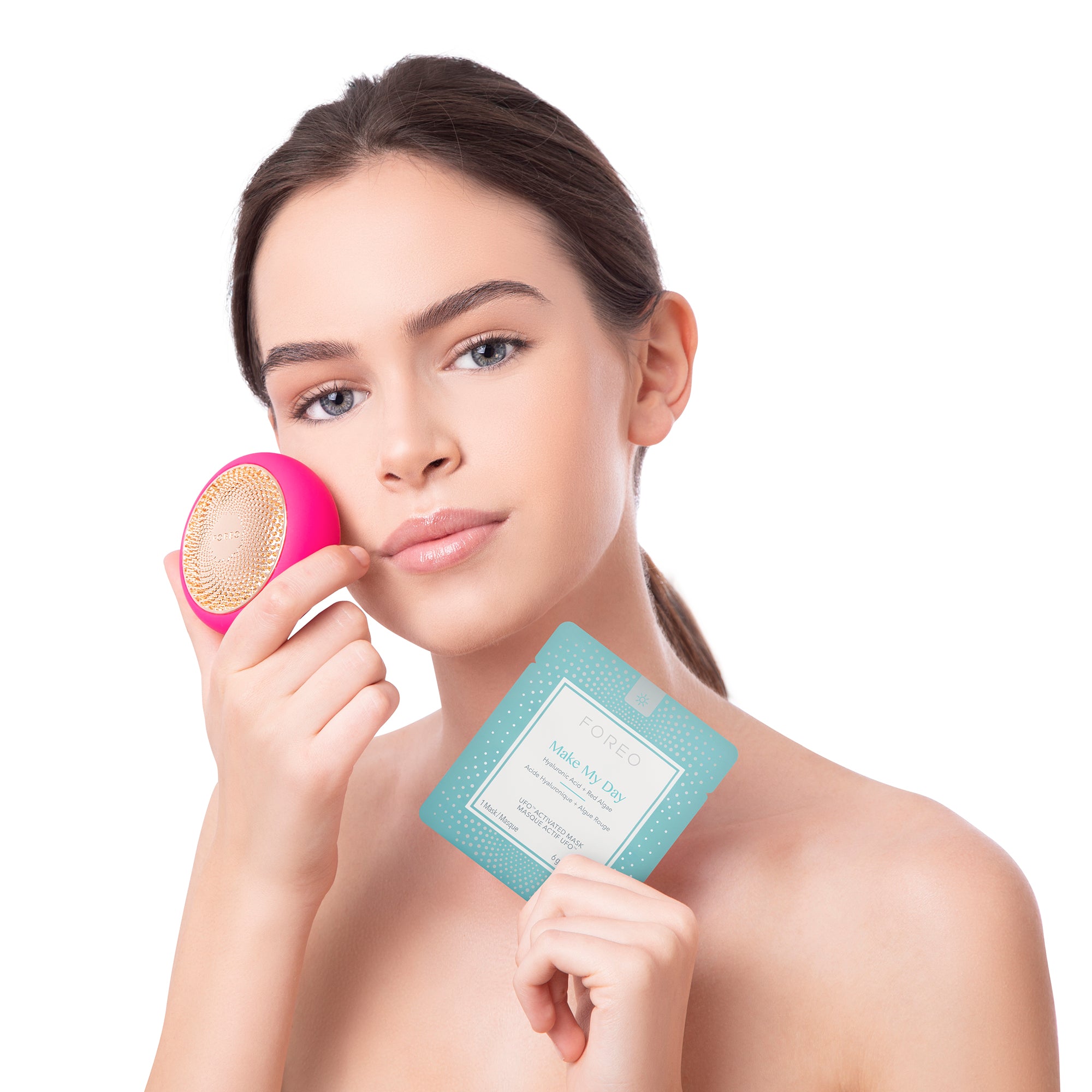 FOREO Make My Day – Maschera Viso Idratante Attivata per UFO™ (Confezione da 7)