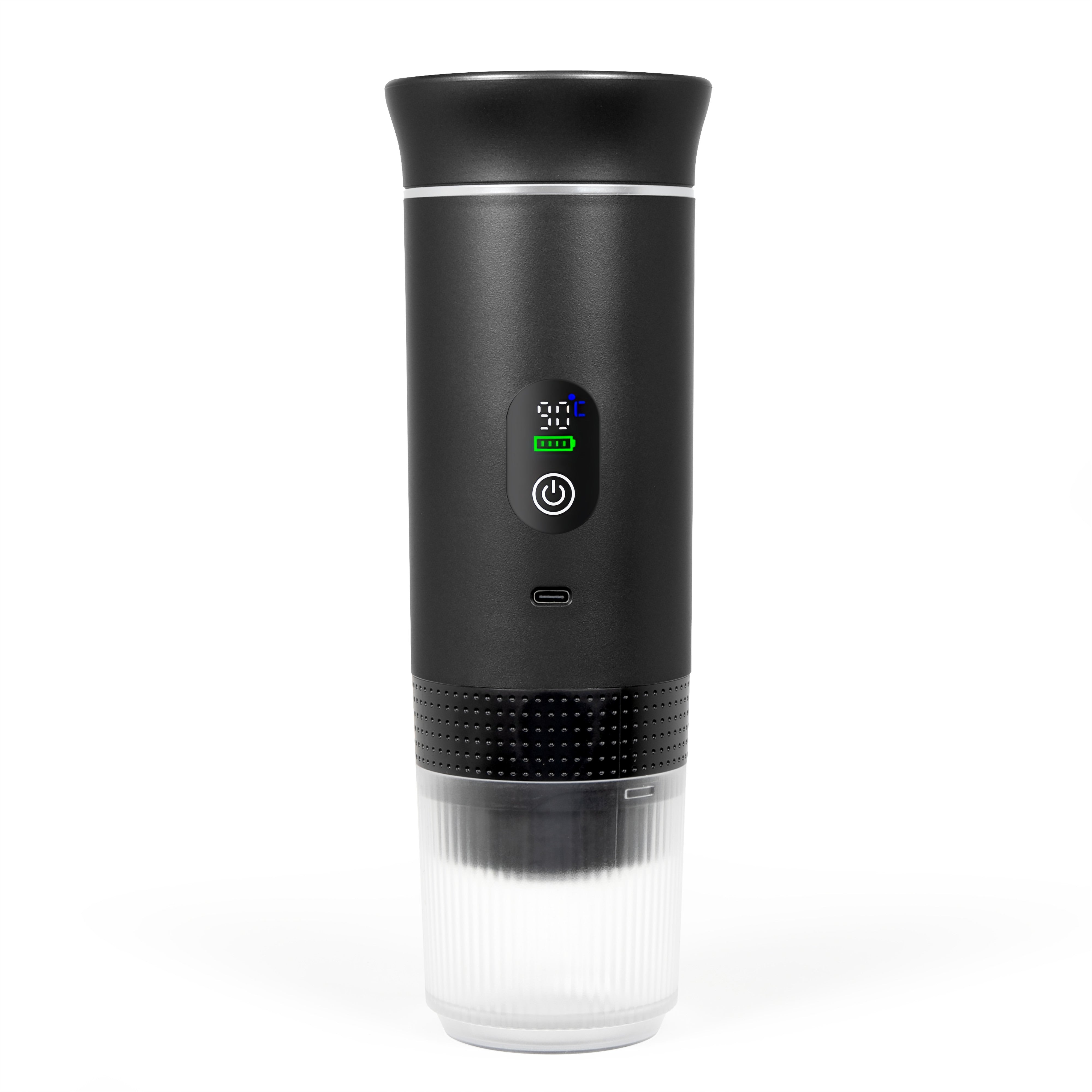 Delta Portable Coffee Machine – Macchina da Caffè Portatile Ricaricabile per Caffè Macinato e Capsule