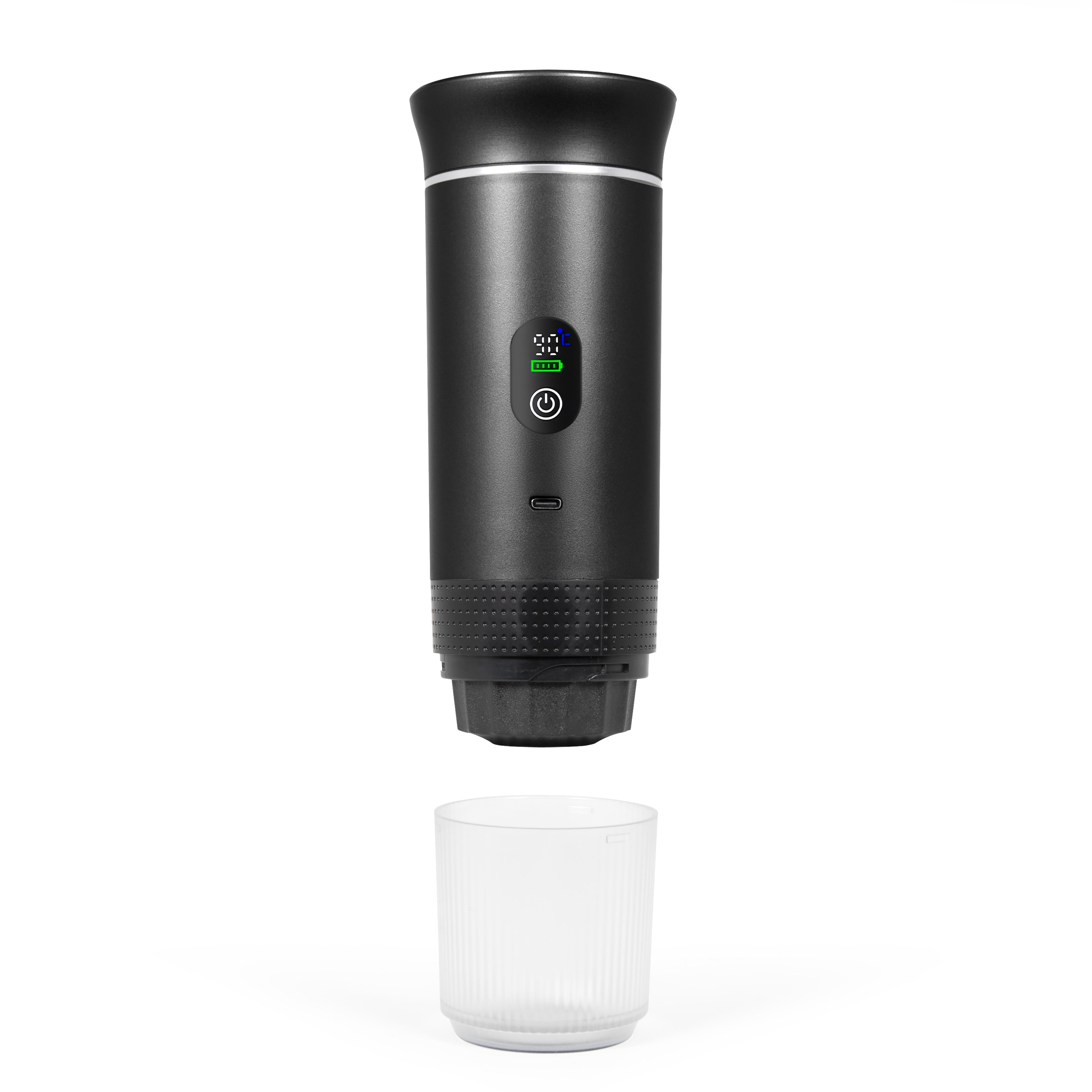 Delta Portable Coffee Machine – Macchina da Caffè Portatile Ricaricabile per Caffè Macinato e Capsule