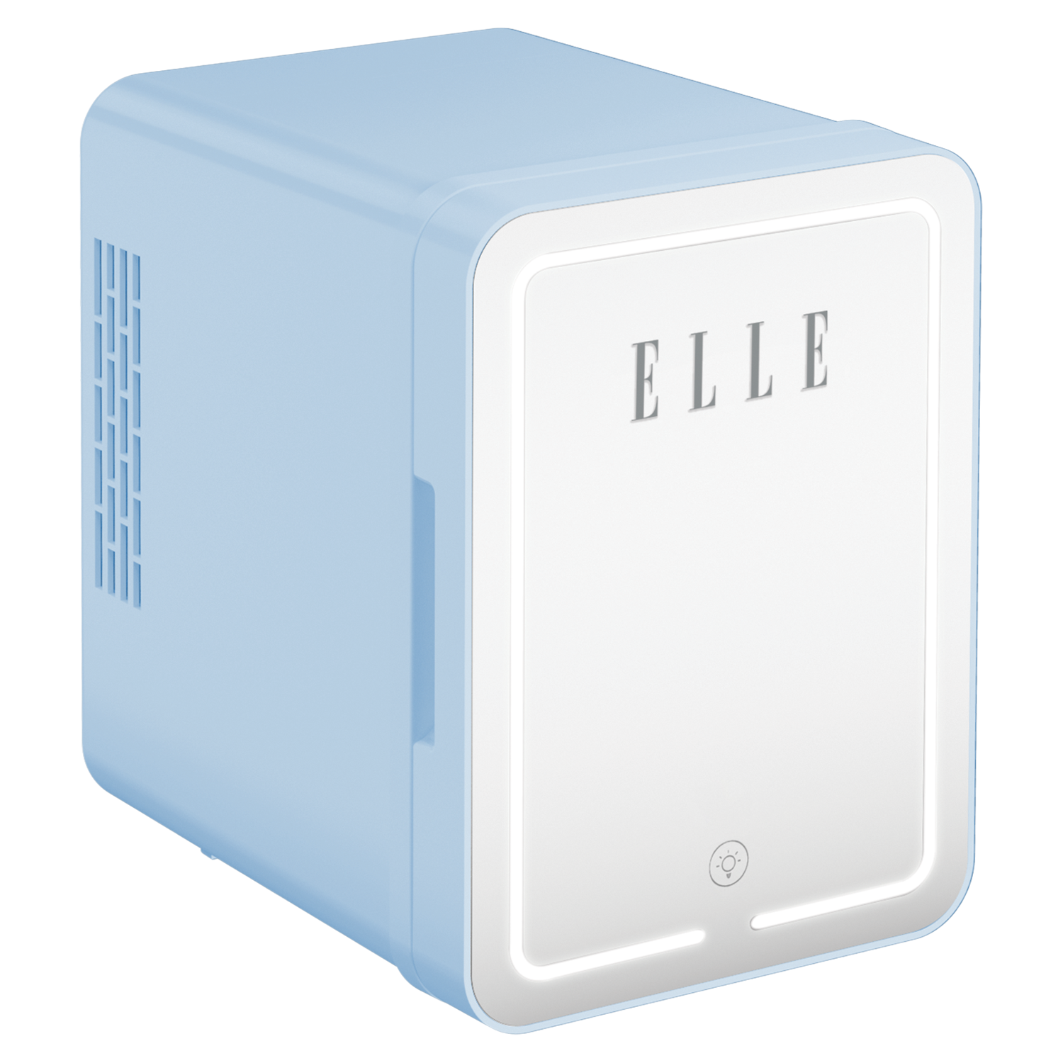 ELLE Cosmetic Cooler con Specchio LED 4L – Mini Frigo Beauty per Skincare e Cosmetici