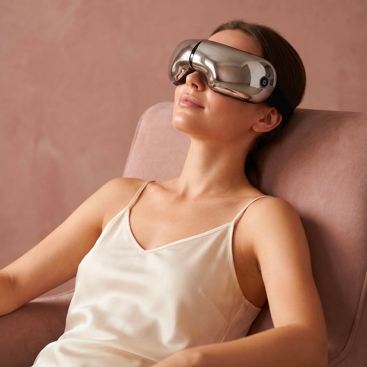 FITPADDY FITEYE – Massaggiatore Occhi con Compressione, Calore e Vibrazione