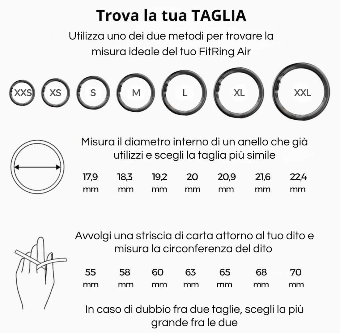FITPADDY FitRing Pro – Smart Ring con Display LED Touch, Vibrazione, 100+ Sport e Monitoraggio 24h