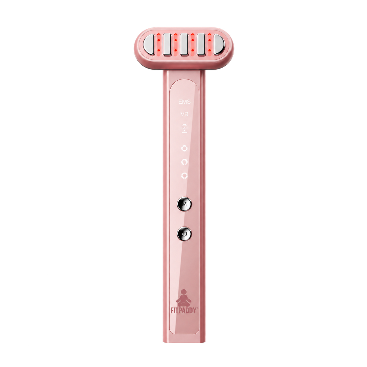 FITPADDY FITSKIN – Massaggiatore Viso con EMS, LED, Calore e Testina 360°