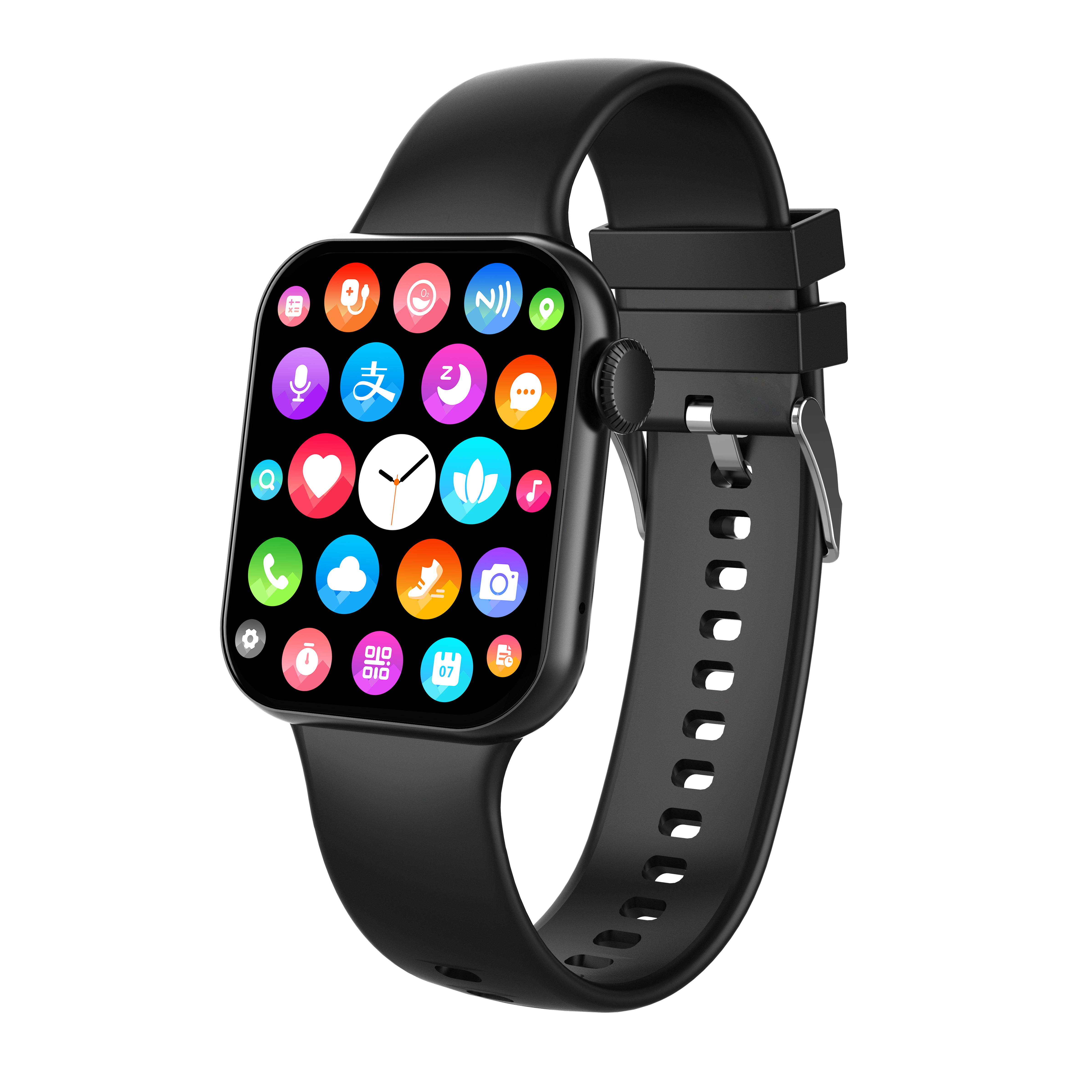 MAXCOM FW26 Oxygen Pro Smartwatch Nero – Display 1.86” e Monitoraggio Salute Avanzato