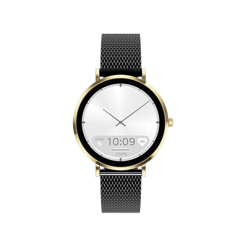 MAXCOM FW28 Selen Mini Gold Smartwatch – AMOLED Compatto con Chiamate e Monitoraggio Salute