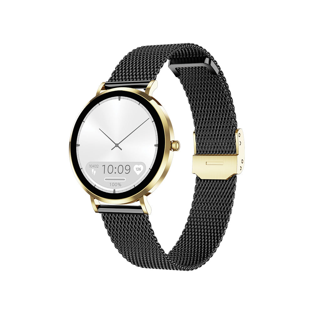 MAXCOM FW28 Selen Mini Gold Smartwatch – AMOLED Compatto con Chiamate e Monitoraggio Salute