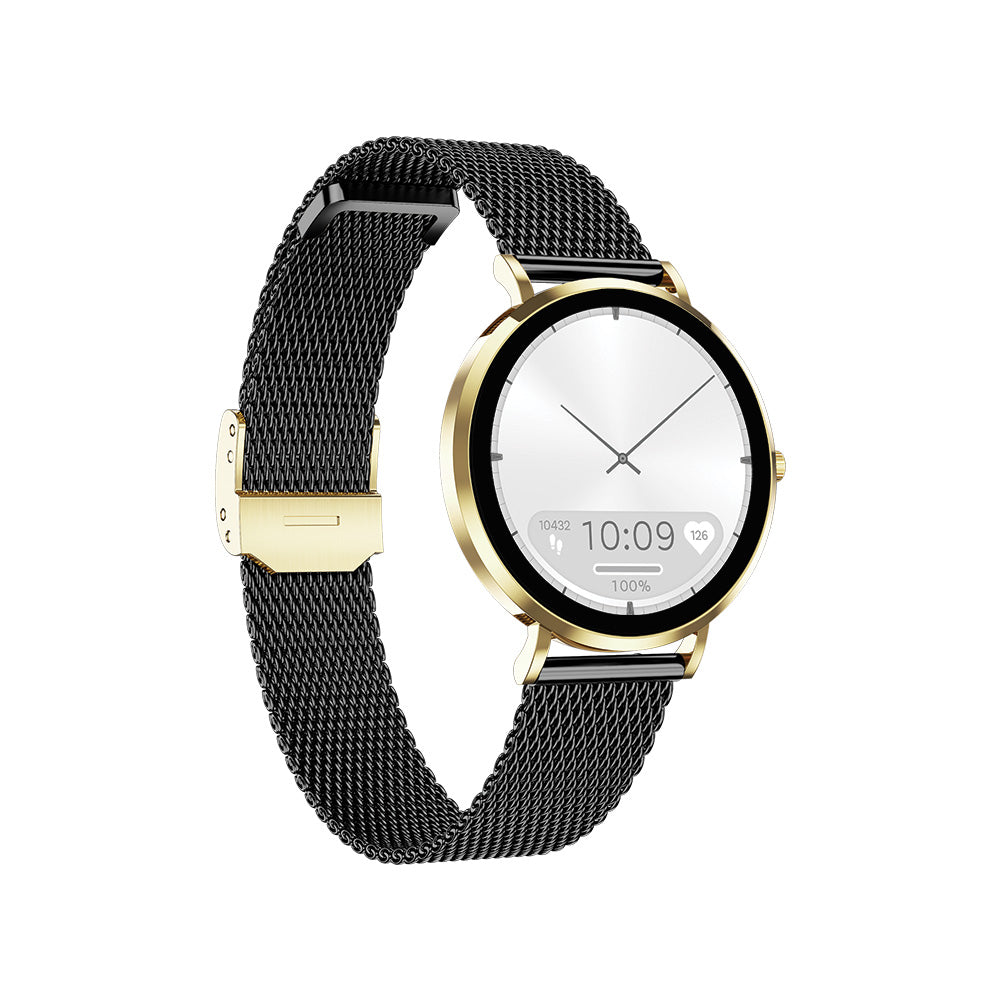 MAXCOM FW28 Selen Mini Gold Smartwatch – AMOLED Compatto con Chiamate e Monitoraggio Salute