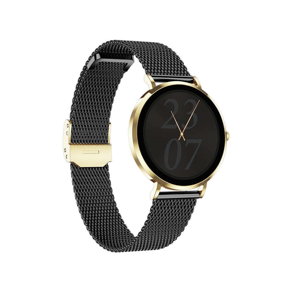 MAXCOM FW28 Selen Mini Gold Smartwatch – AMOLED Compatto con Chiamate e Monitoraggio Salute