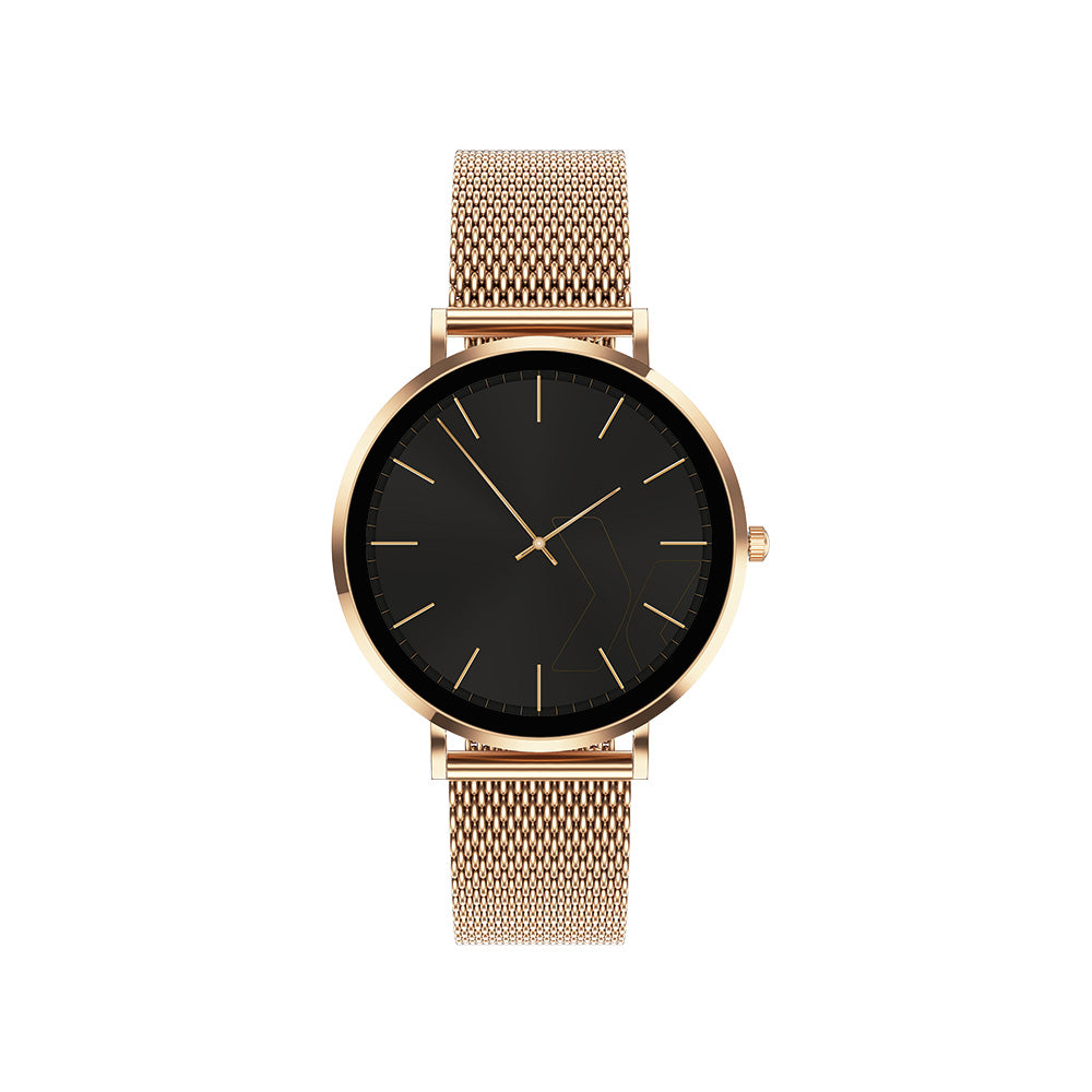 MAXCOM FW28 Selen Mini Pink Gold Smartwatch – AMOLED Compatto con Chiamate e Monitoraggio Salute