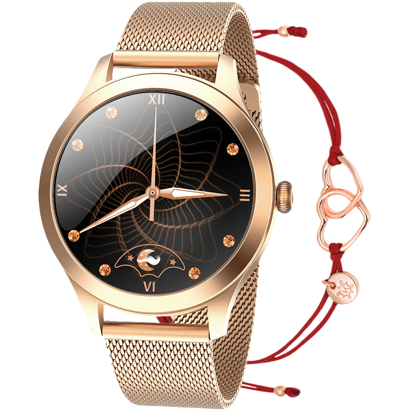 MAXCOM FW42 SR Gold Smartwatch – Eleganza in Acciaio e Funzioni Smart Complete