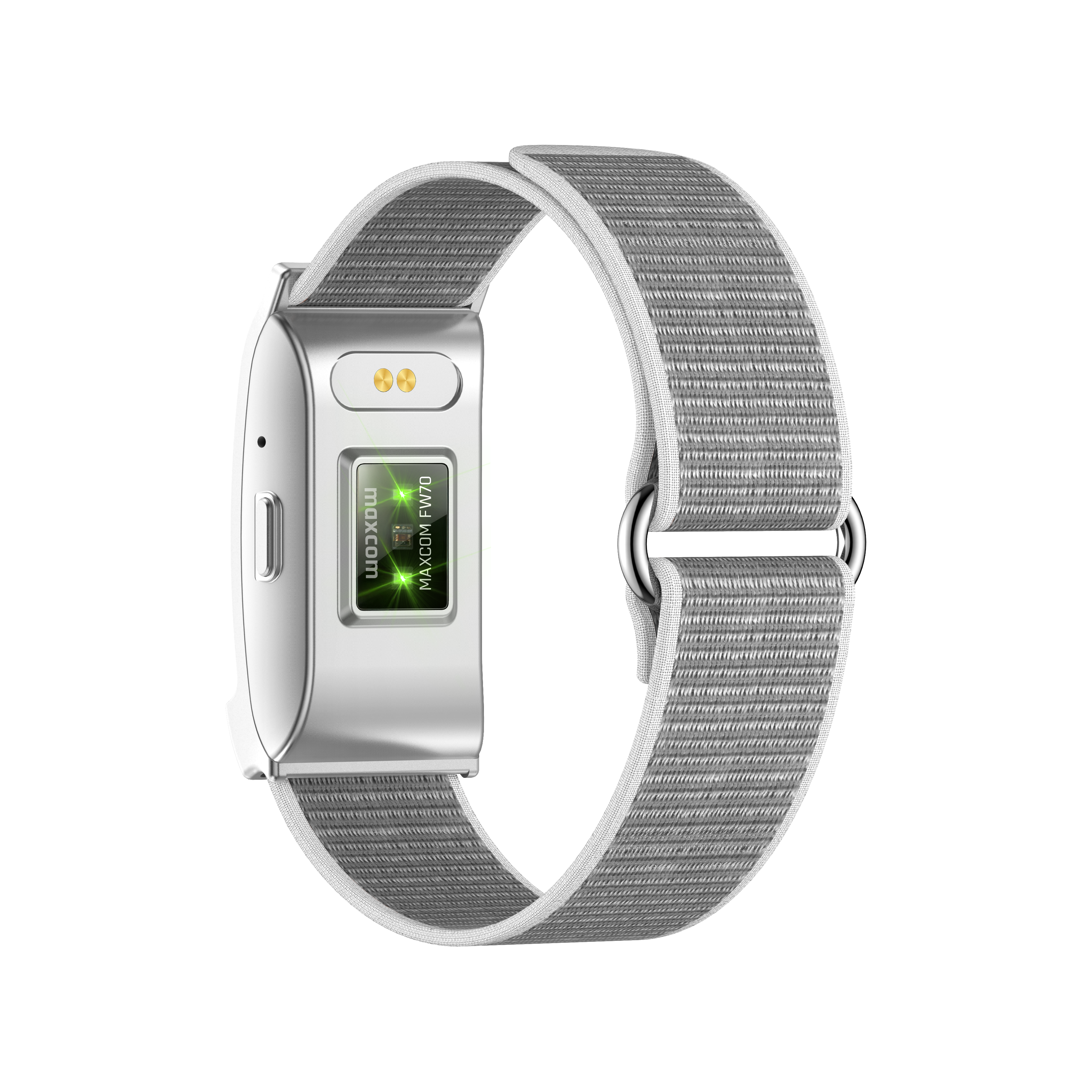 MAXCOM FW70 Vibe Smartband Silver – Monitoraggio Salute e Attività con Autonomia fino a 12 Giorni