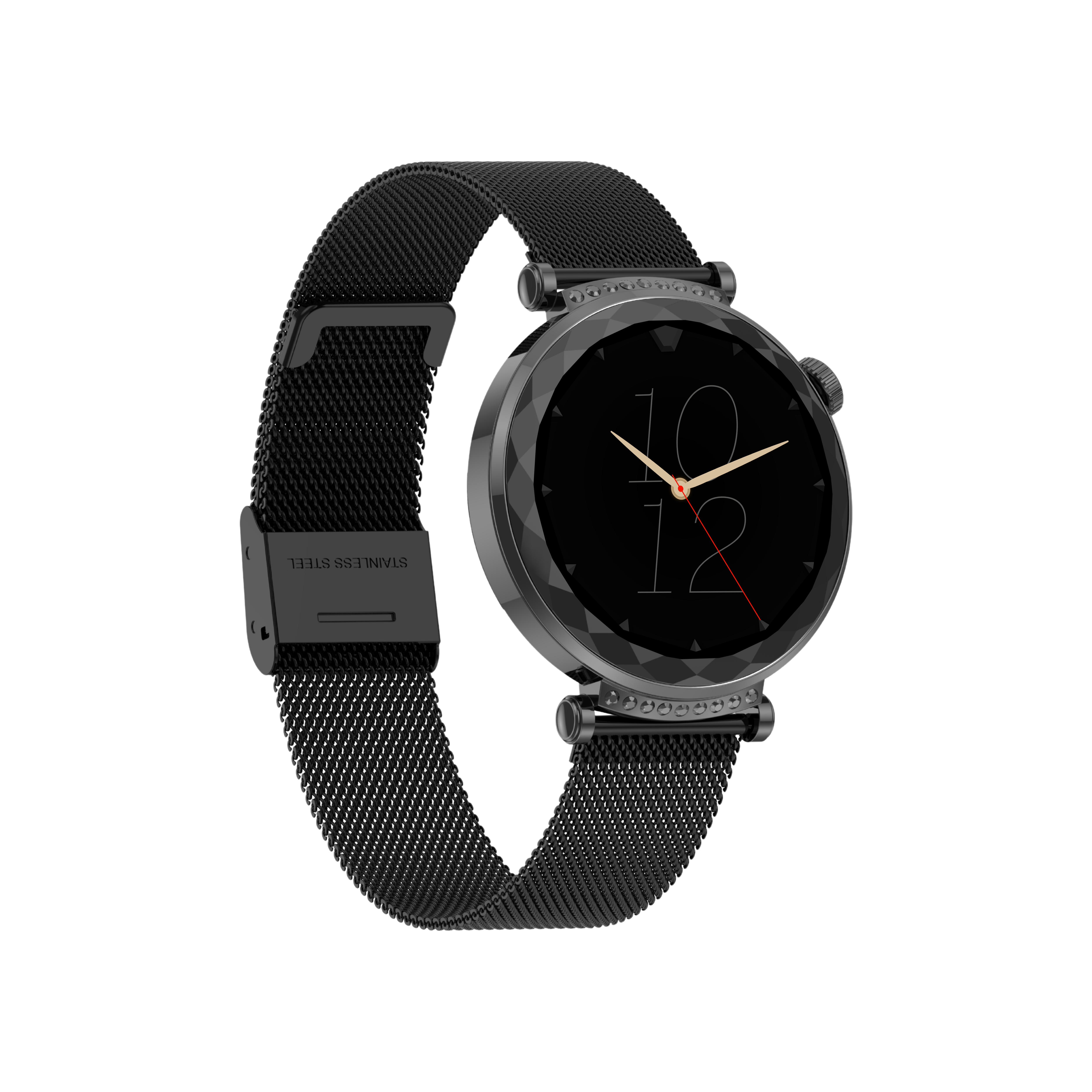 MAXCOM FW73 Onyx Smartwatch Nero – AMOLED 1.19” con Chiamate Bluetooth e Design Elegante