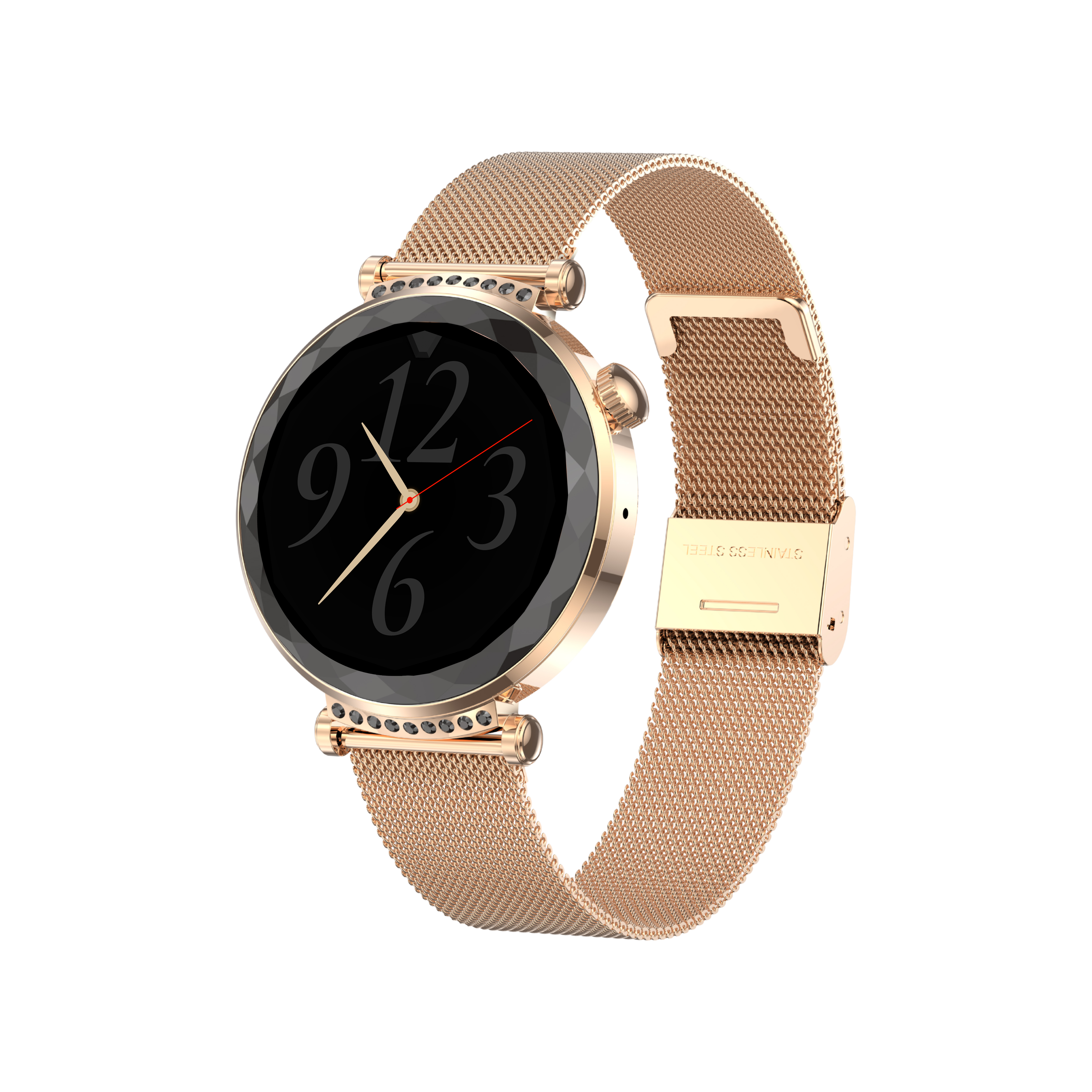 MAXCOM FW73 Onyx Smartwatch Gold – AMOLED 1.19” con Chiamate Bluetooth e Design Elegante