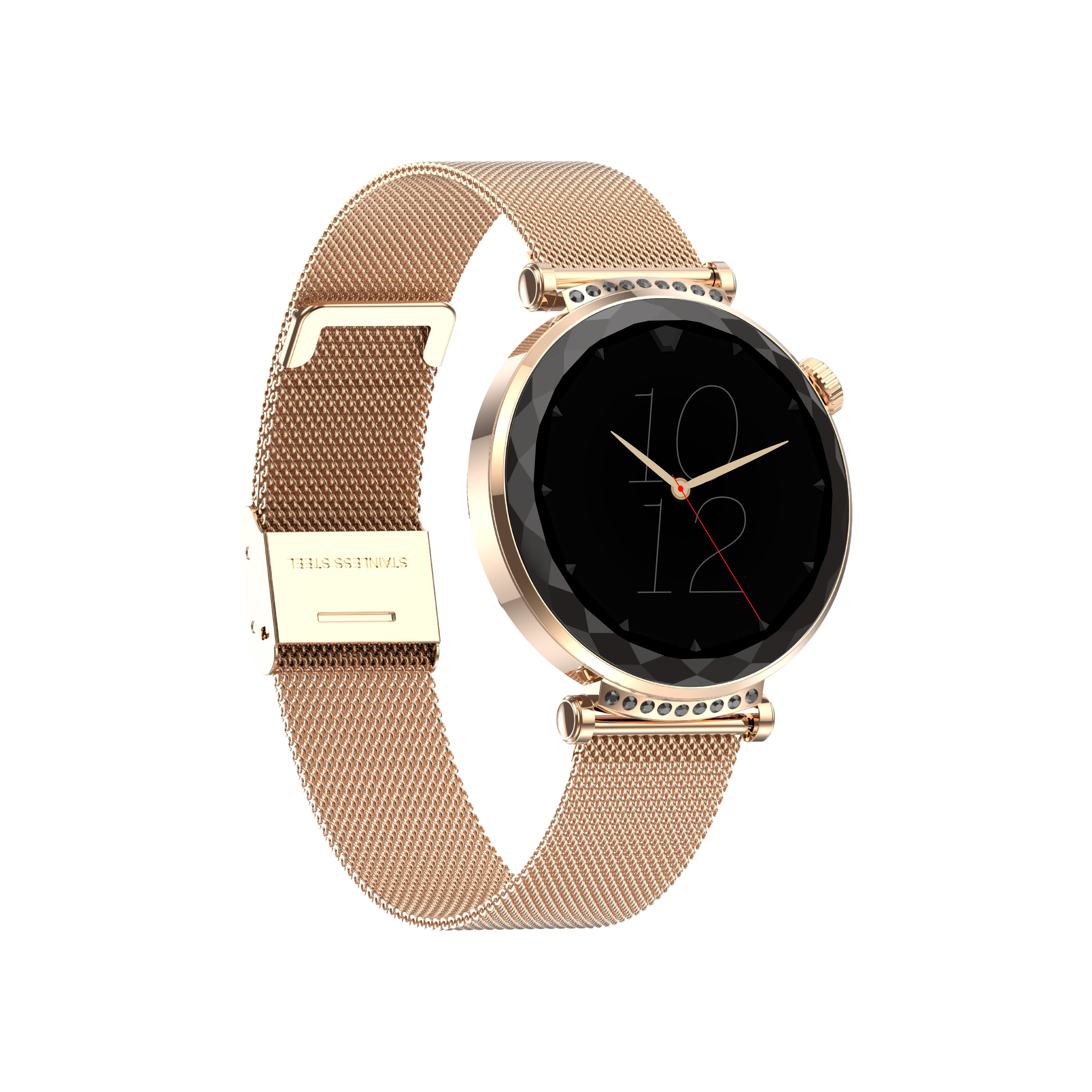 MAXCOM FW73 Onyx Smartwatch Gold – AMOLED 1.19” con Chiamate Bluetooth e Design Elegante