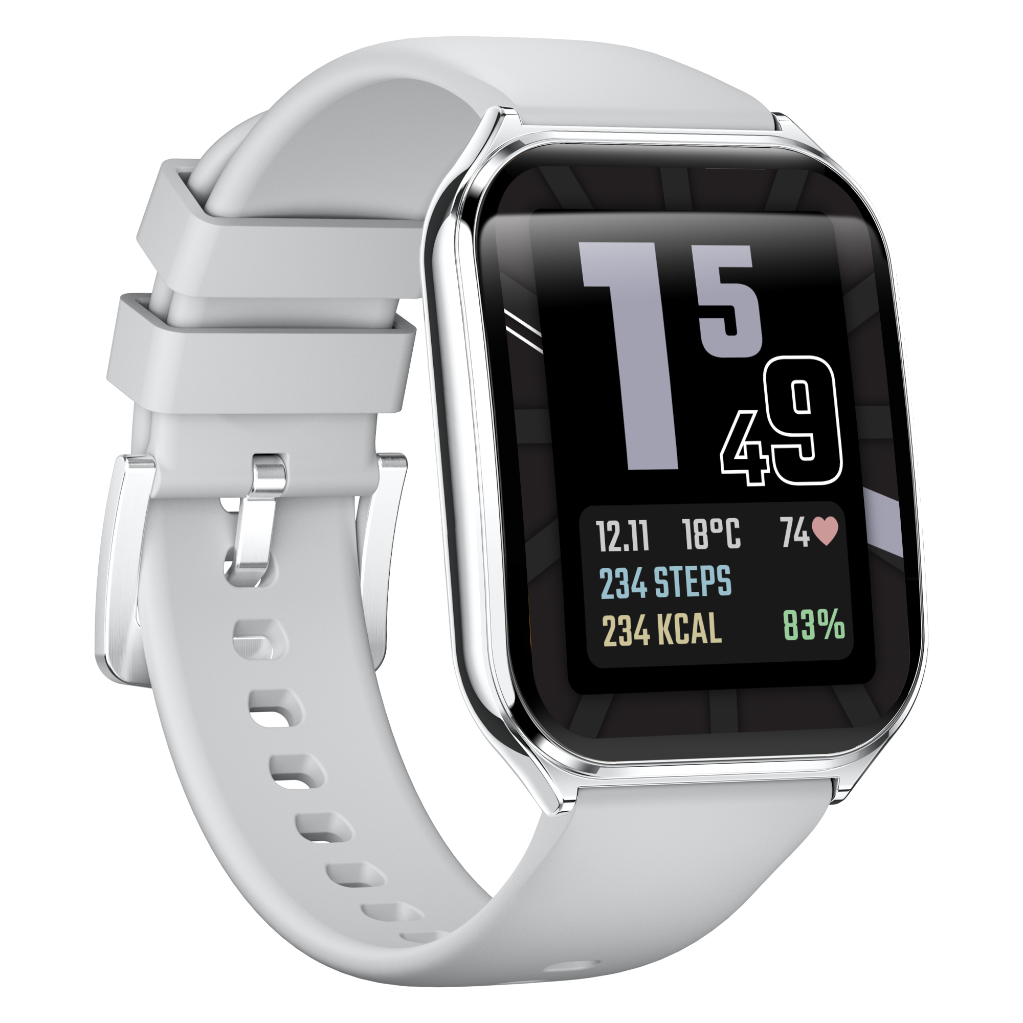 MAXCOM FW74 Aurum Slim Silver – Smartwatch AMOLED Ultra Slim con Chiamate Bluetooth