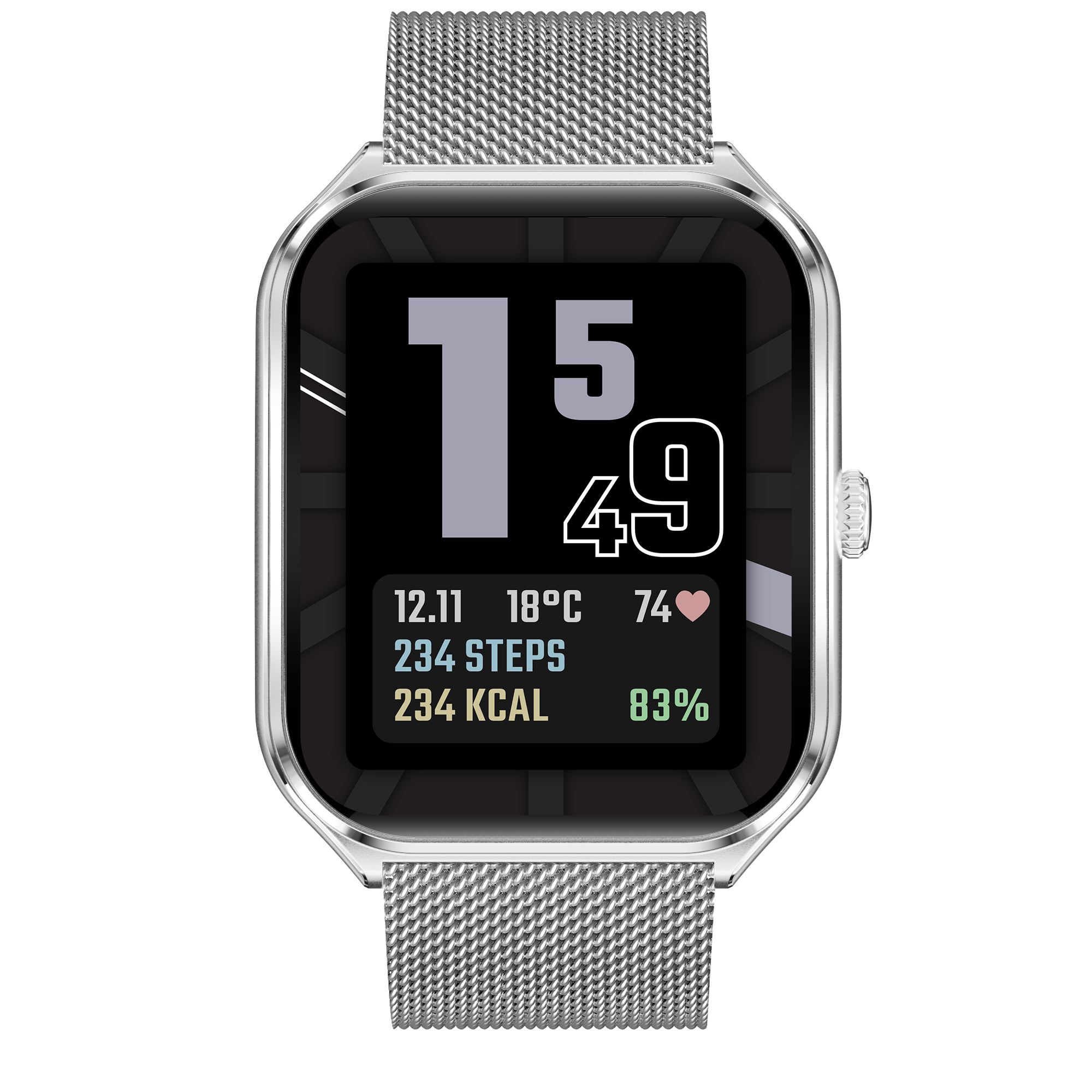 MAXCOM FW74 Aurum Slim Silver – Smartwatch AMOLED Ultra Slim con Chiamate Bluetooth