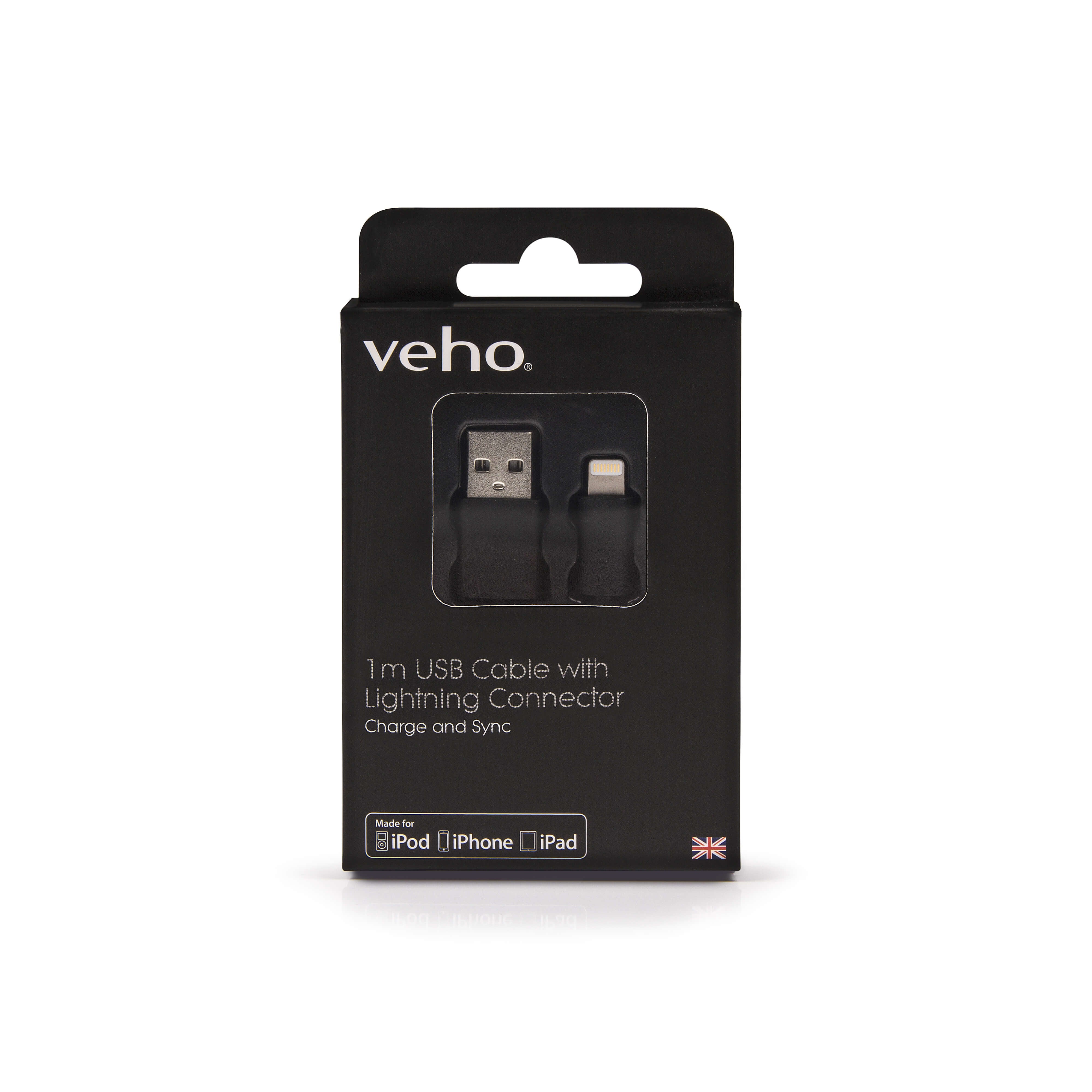 Veho Pebble Certified MFi Lightning To USB