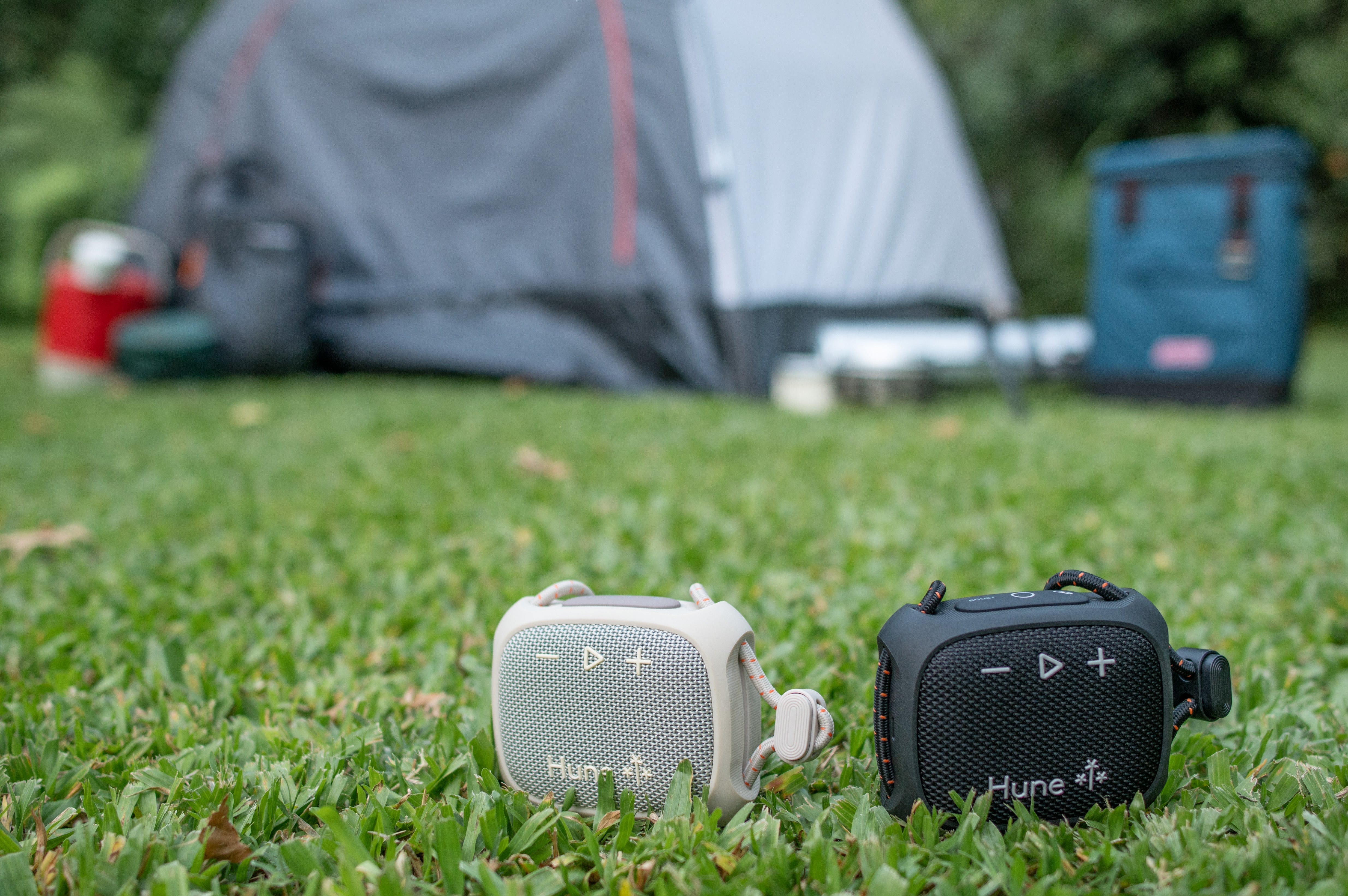 HUNE SAUCO™ Black – Speaker Bluetooth Portatile Outdoor in Materiali Riciclati