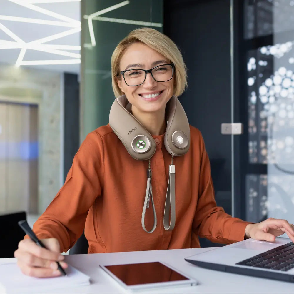 Renhpo - U-Neck Mini Massaggiatore Collo-Spalla