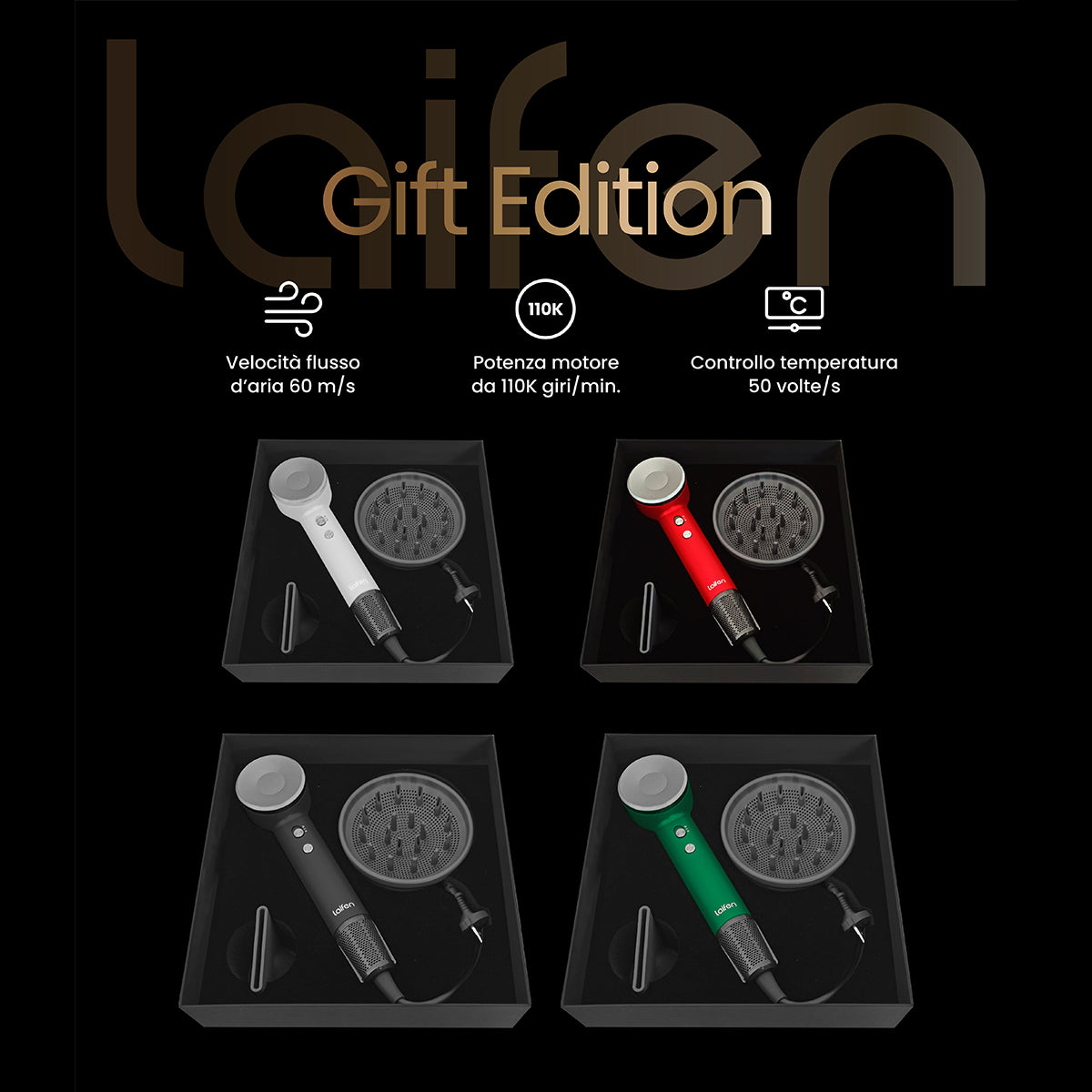 Laifen Gift Edition Asciugacapelli ad alta velocità