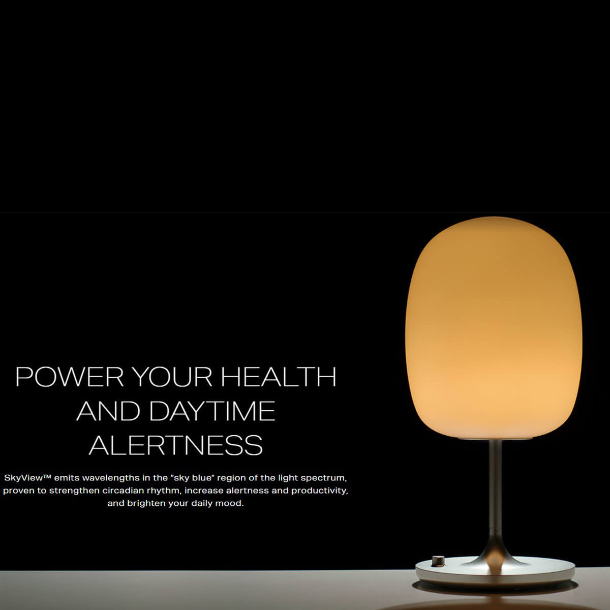 SkyView Wellness Table Lamp