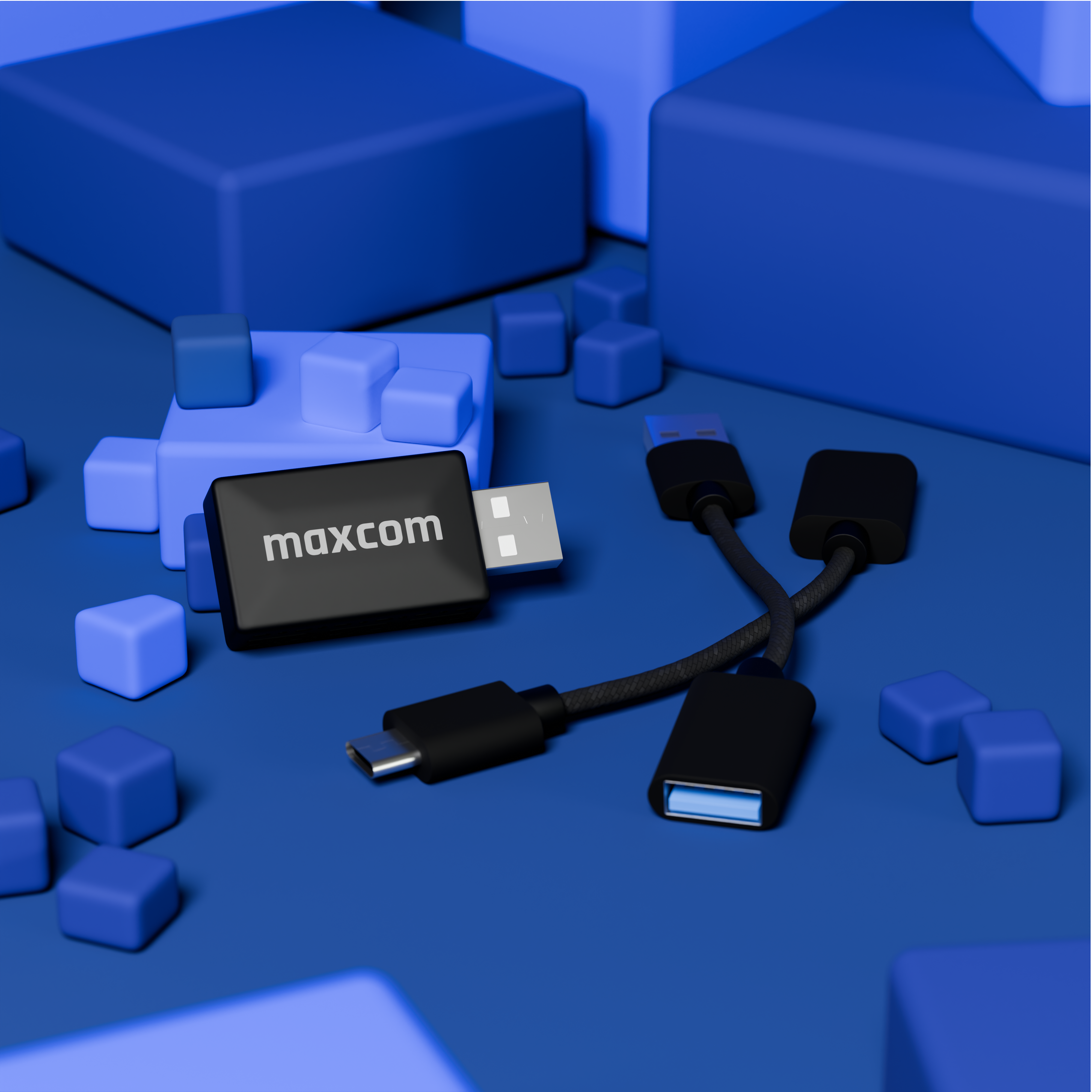 MAXCOM MC02 Wave Adapter Wireless Auto – Connessione CarPlay e Android Auto Senza Fili