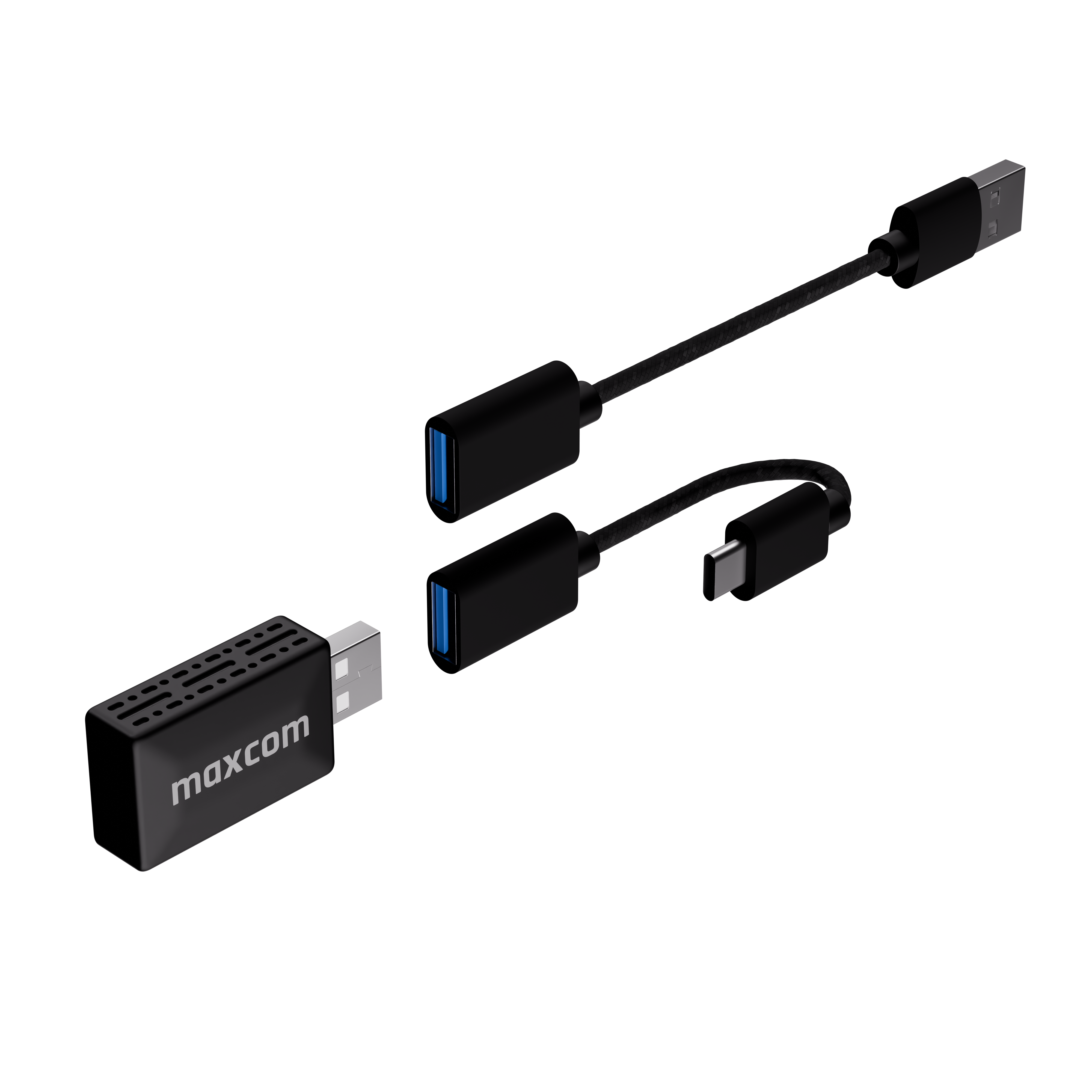 MAXCOM MC02 Wave Adapter Wireless Auto – Connessione CarPlay e Android Auto Senza Fili