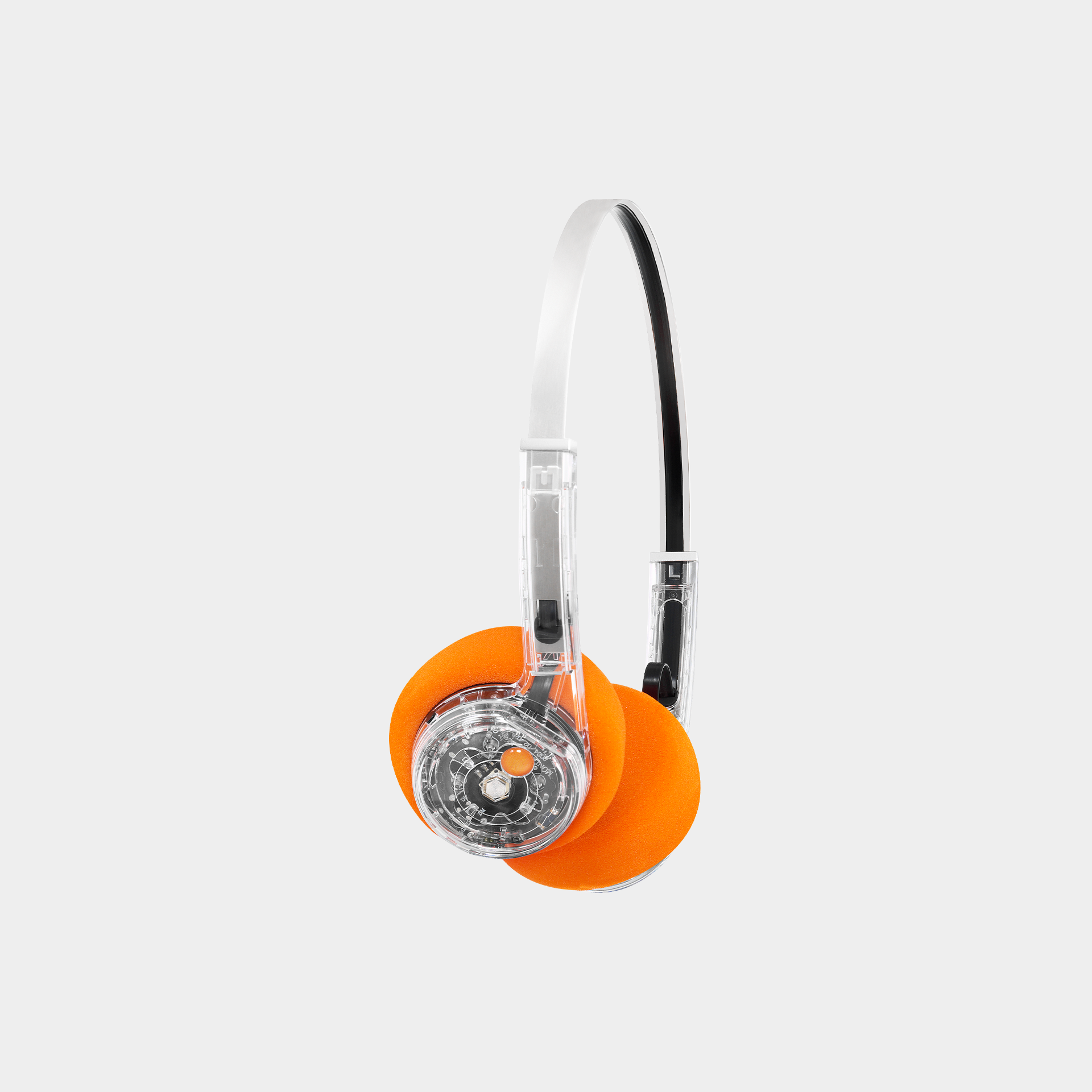 MONDO by Defunc Freestyle Headphones Transparent – Cuffie Wireless On-Ear Retro Bluetooth
