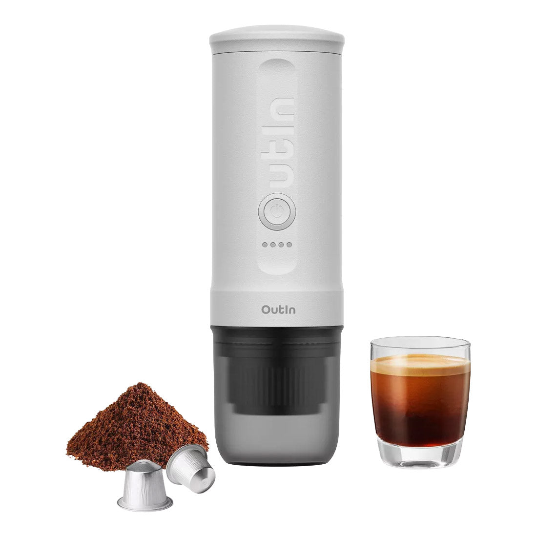 OutIn Nano – Macchina da Caffè Espresso Portatile Elettrica con Riscaldamento